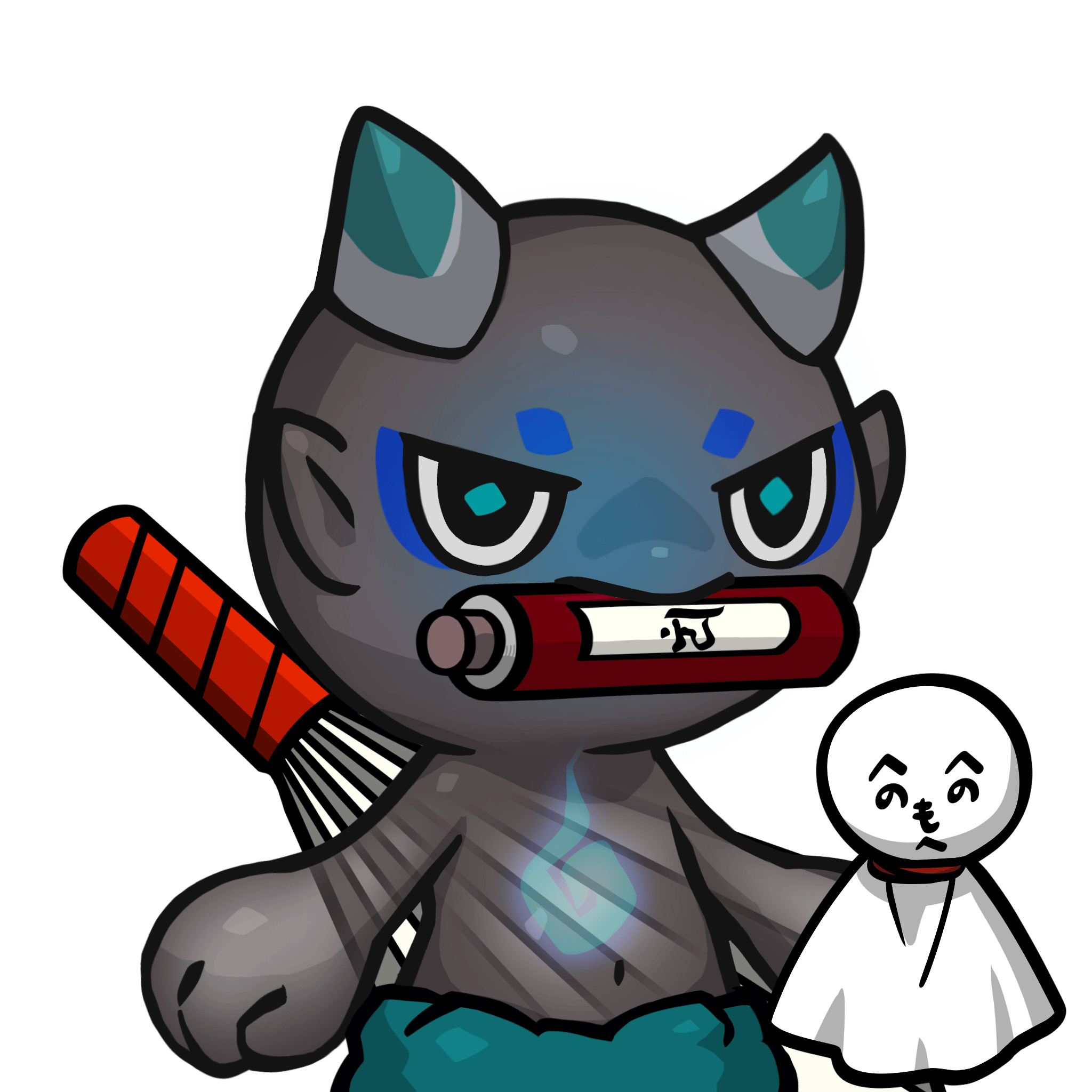 Yama-Transparent blue(scroll) #26271