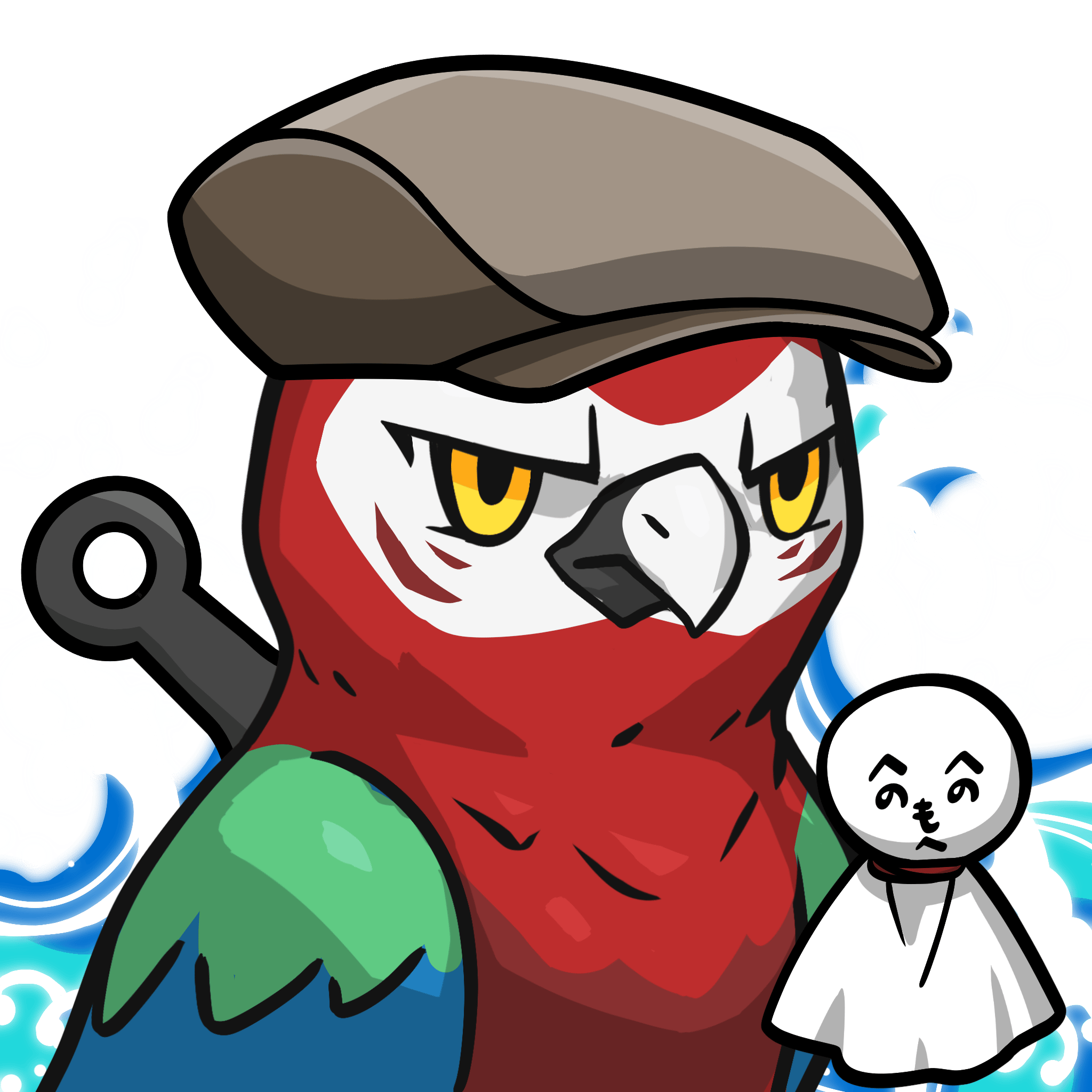 Narukami-Scarlet macaw #02703