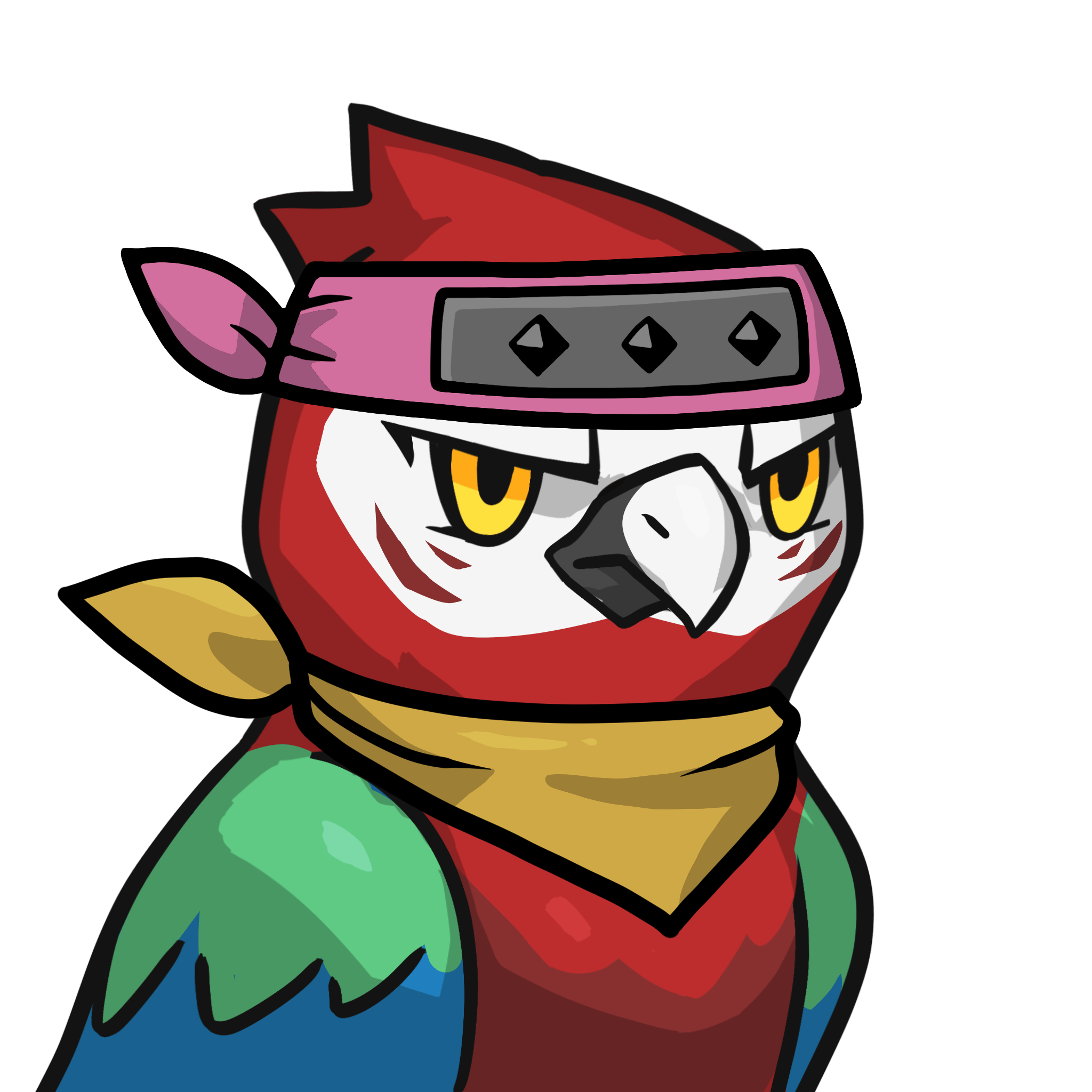 Narukami-Scarlet macaw #02755