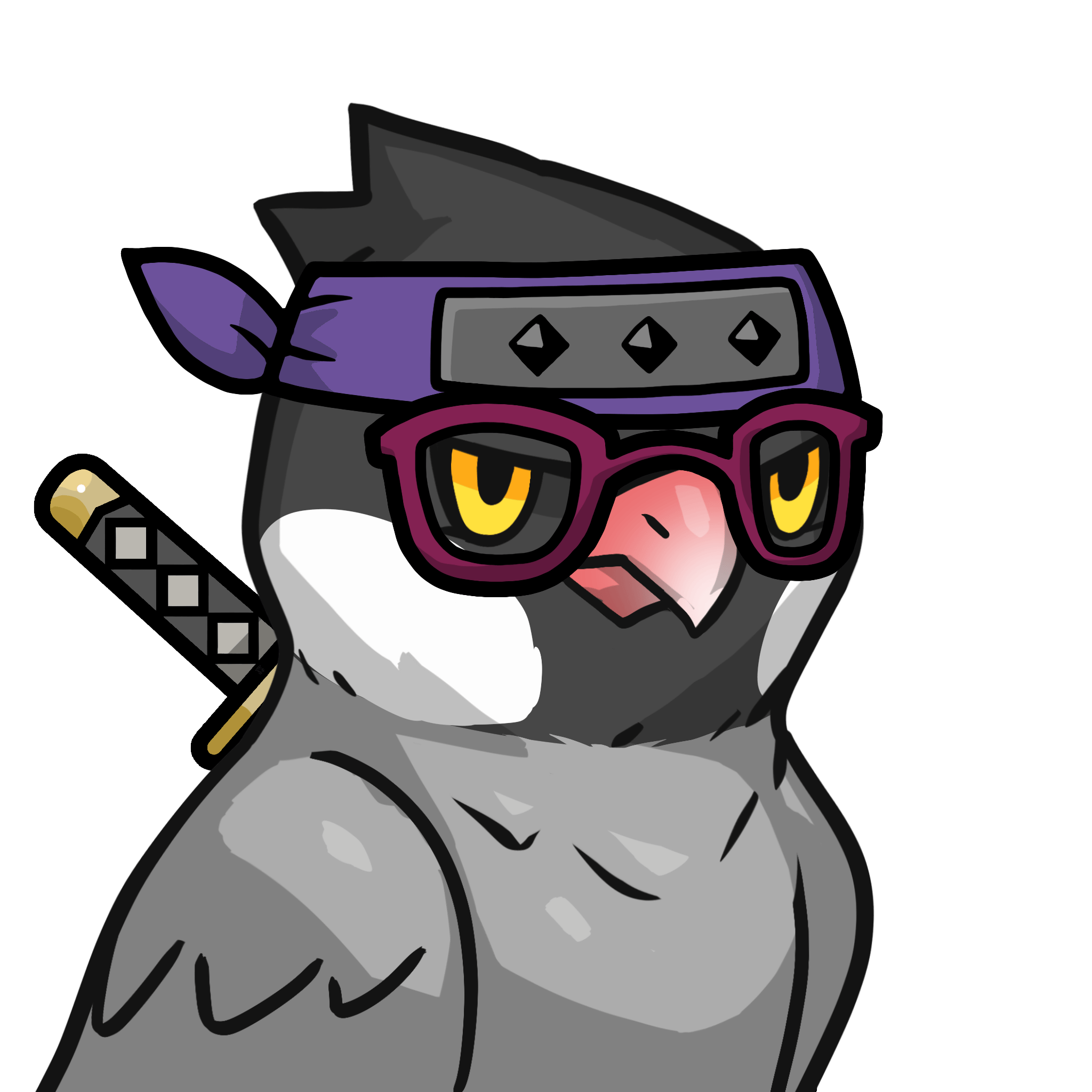 Narukami-Java sparrow #02795
