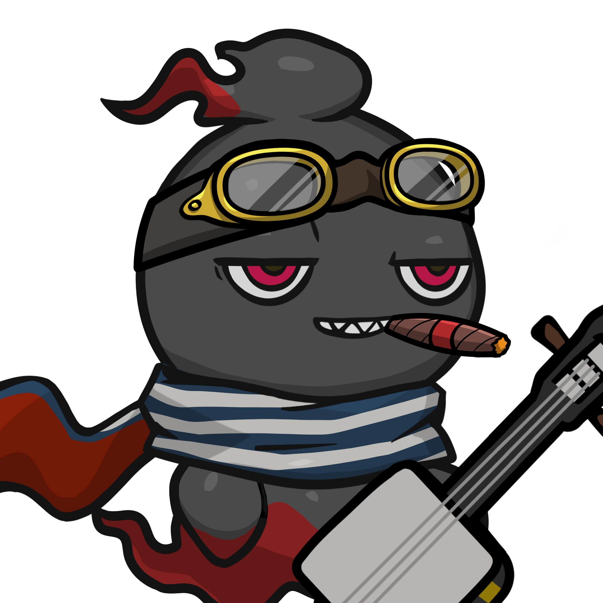 Mitama-Black_Red(cigar) #02824