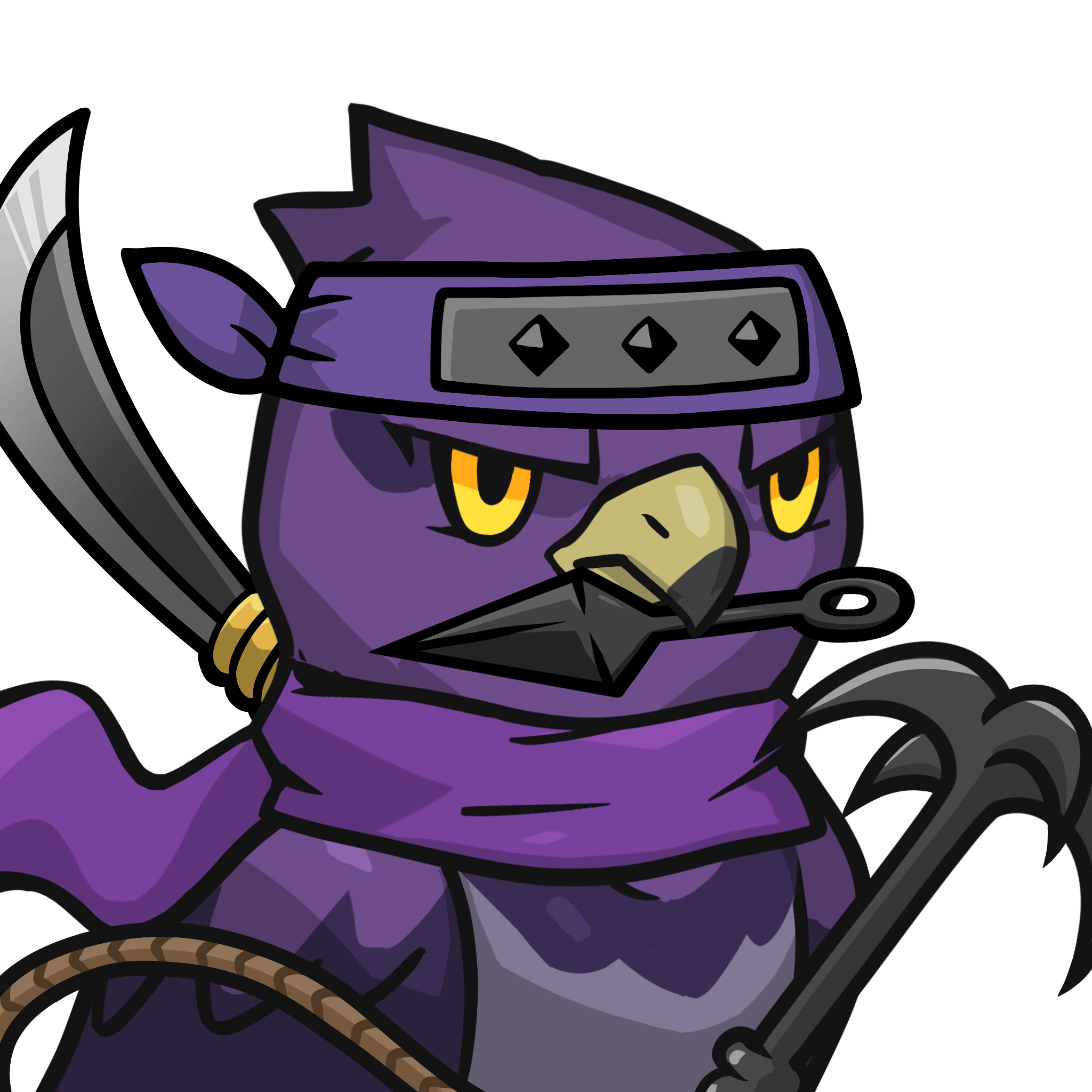 Narukami-Purple(kunai) #02996