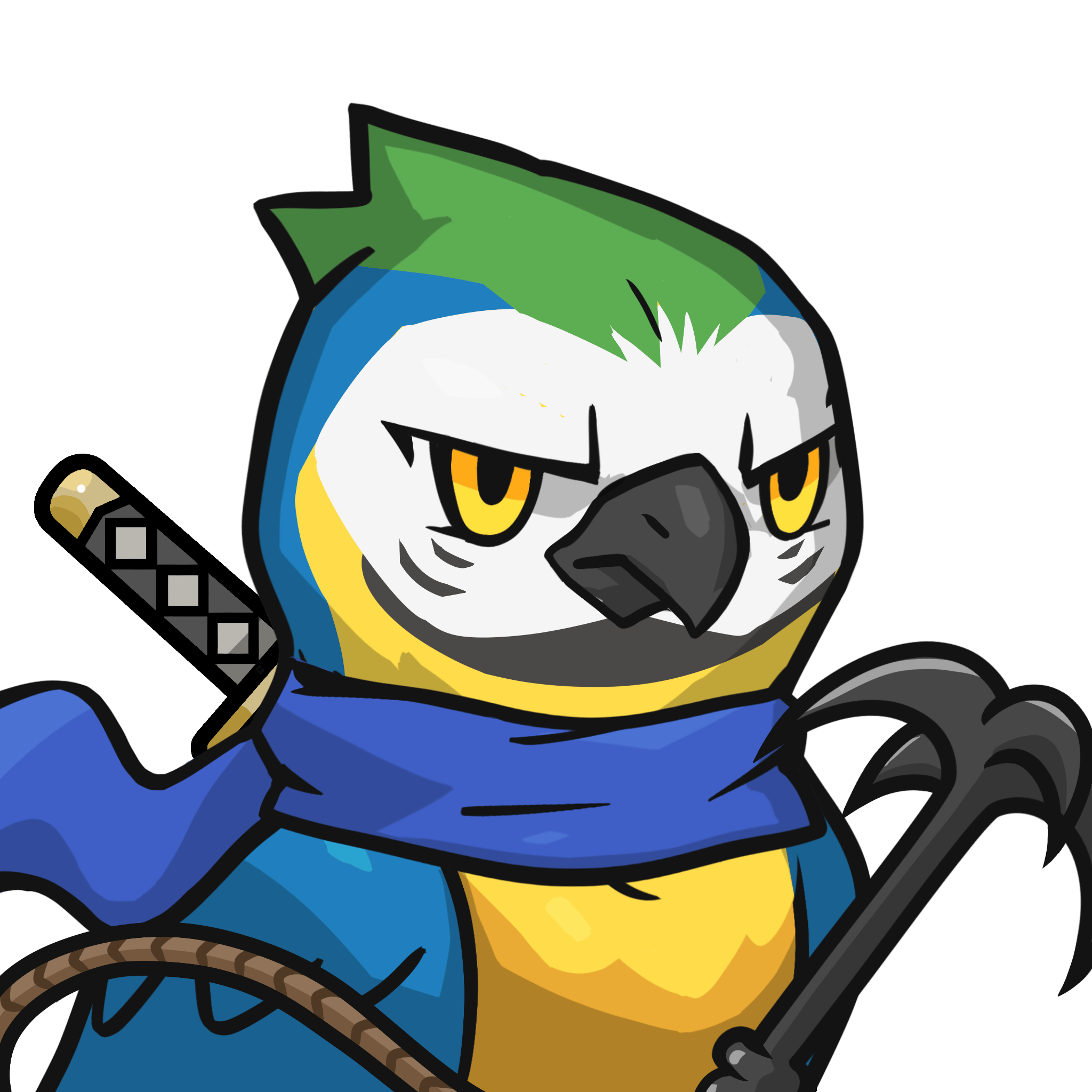Narukami-Blue-and-white macaw #03060