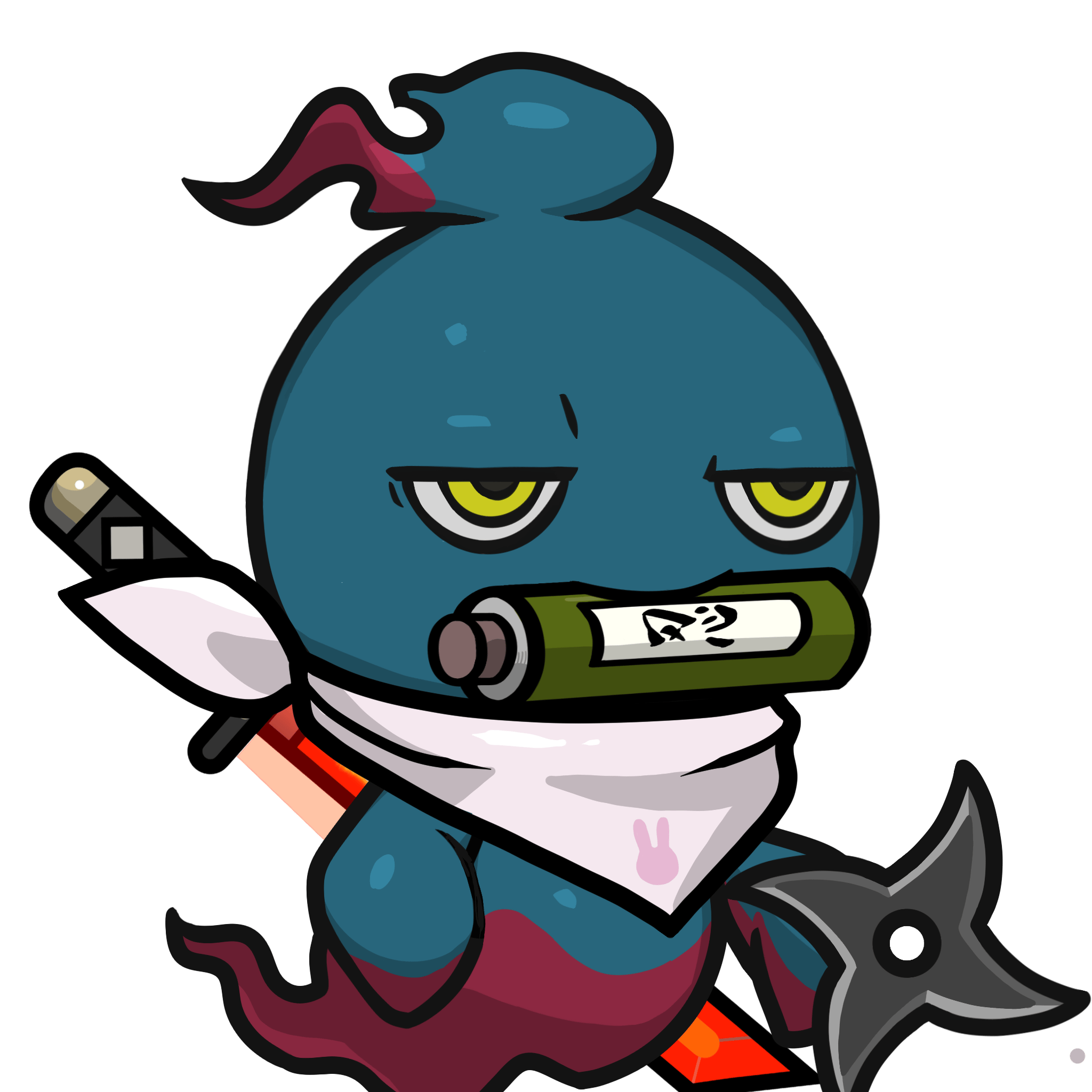 Mitama-Darkblue(scroll) #03400