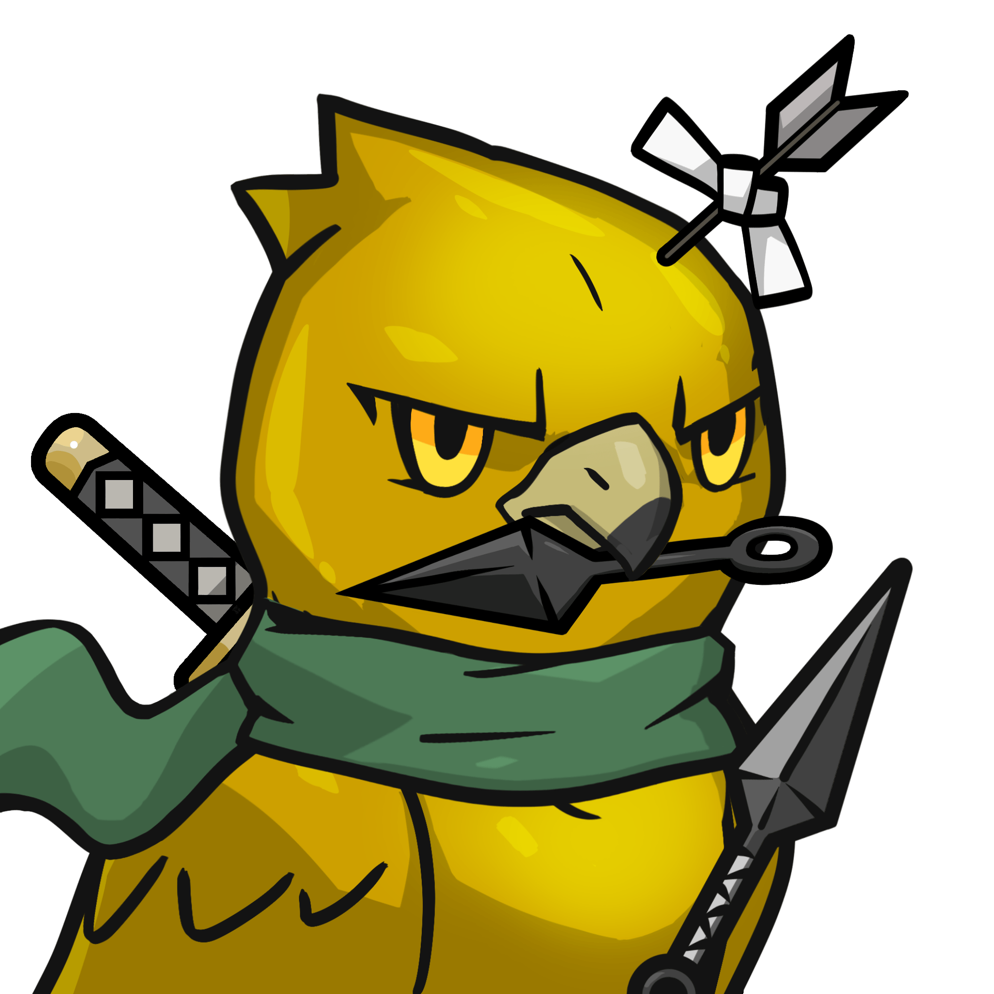 Narukami-Gold(kunai) #03404