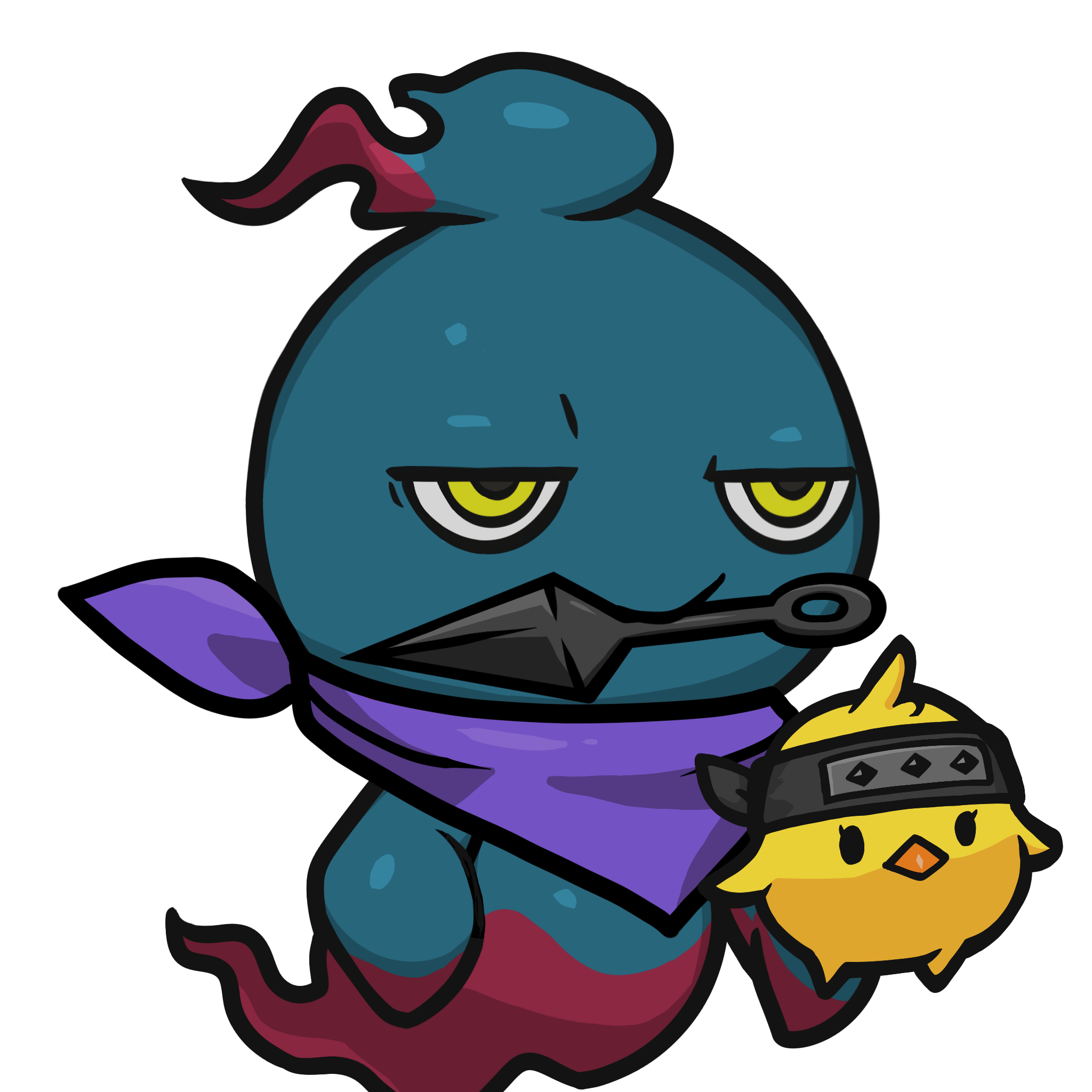 Mitama-Darkblue(kunai) #03577