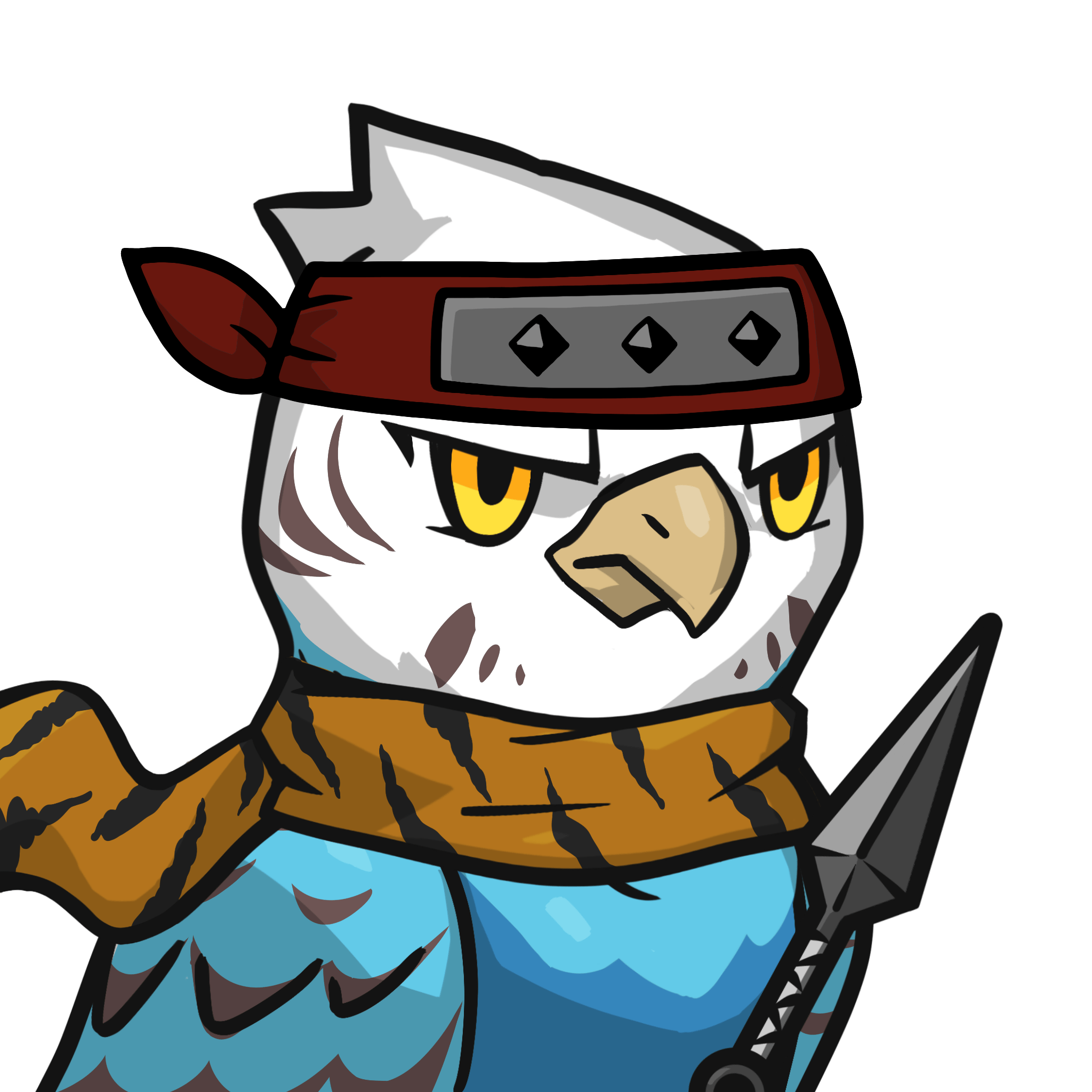 Narukami-Blue budgie #03723