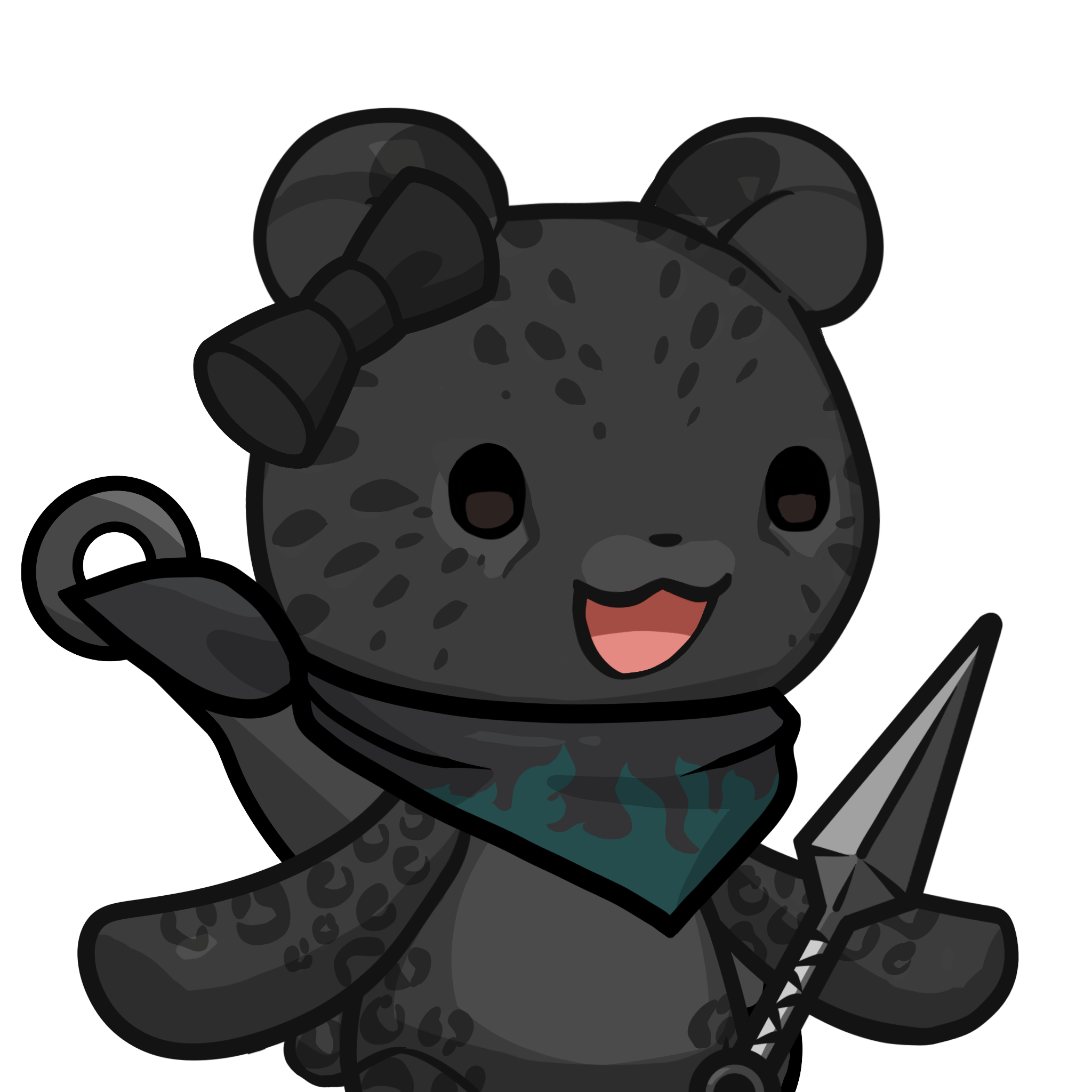 Leelee-Black leopard #03727