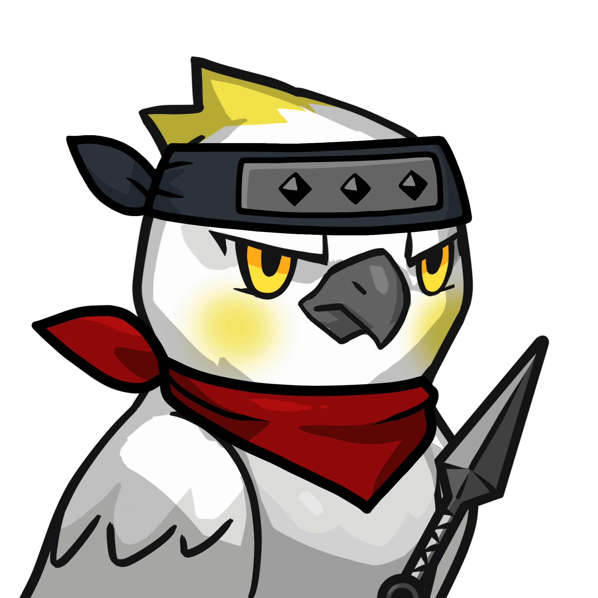 Narukami-Yellow-crested cockatoo #03984