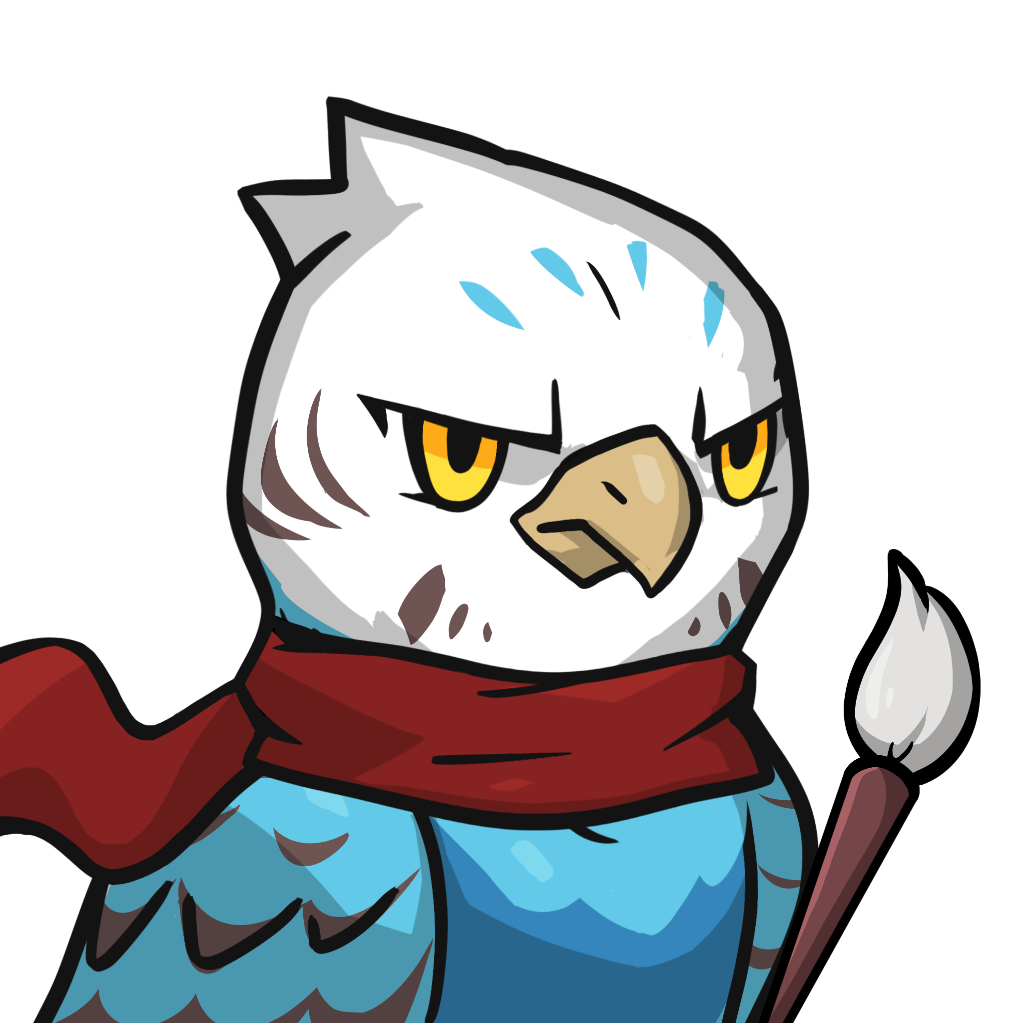 Narukami-Blue budgie #04076