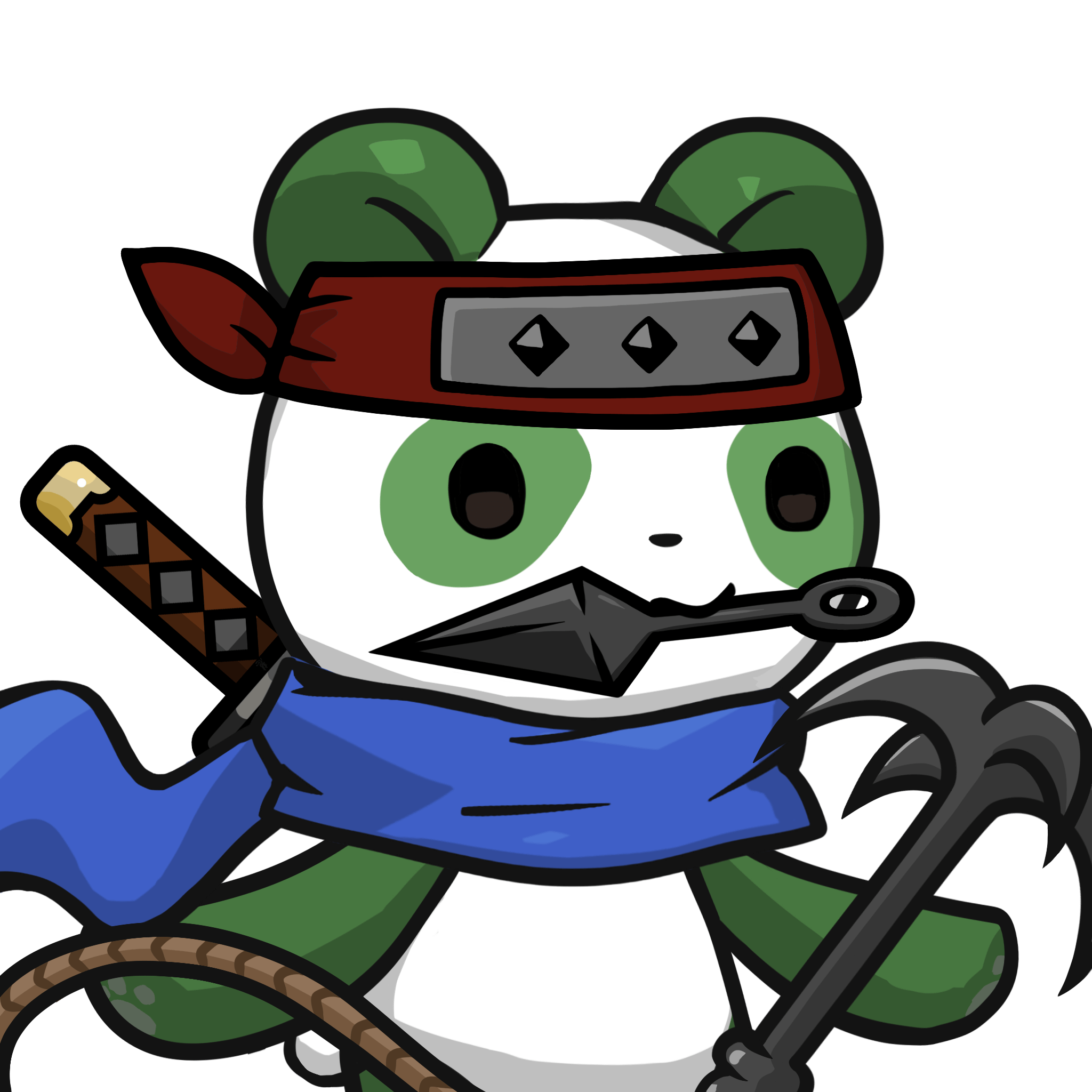 Leelee-Green(kunai) #04193