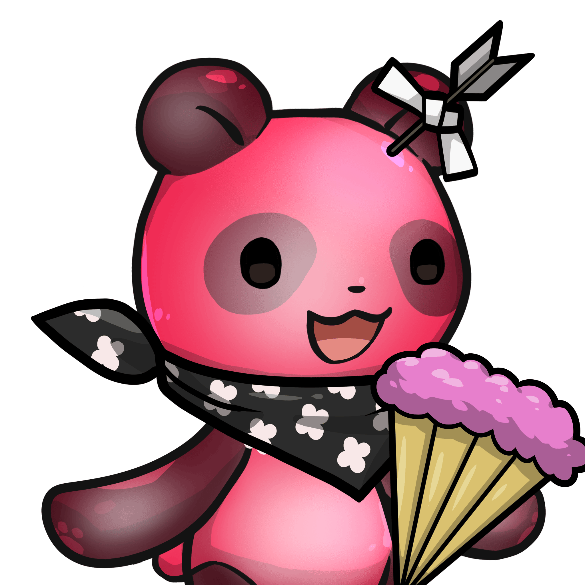 Leelee-Gummypanda-strawberry #04294
