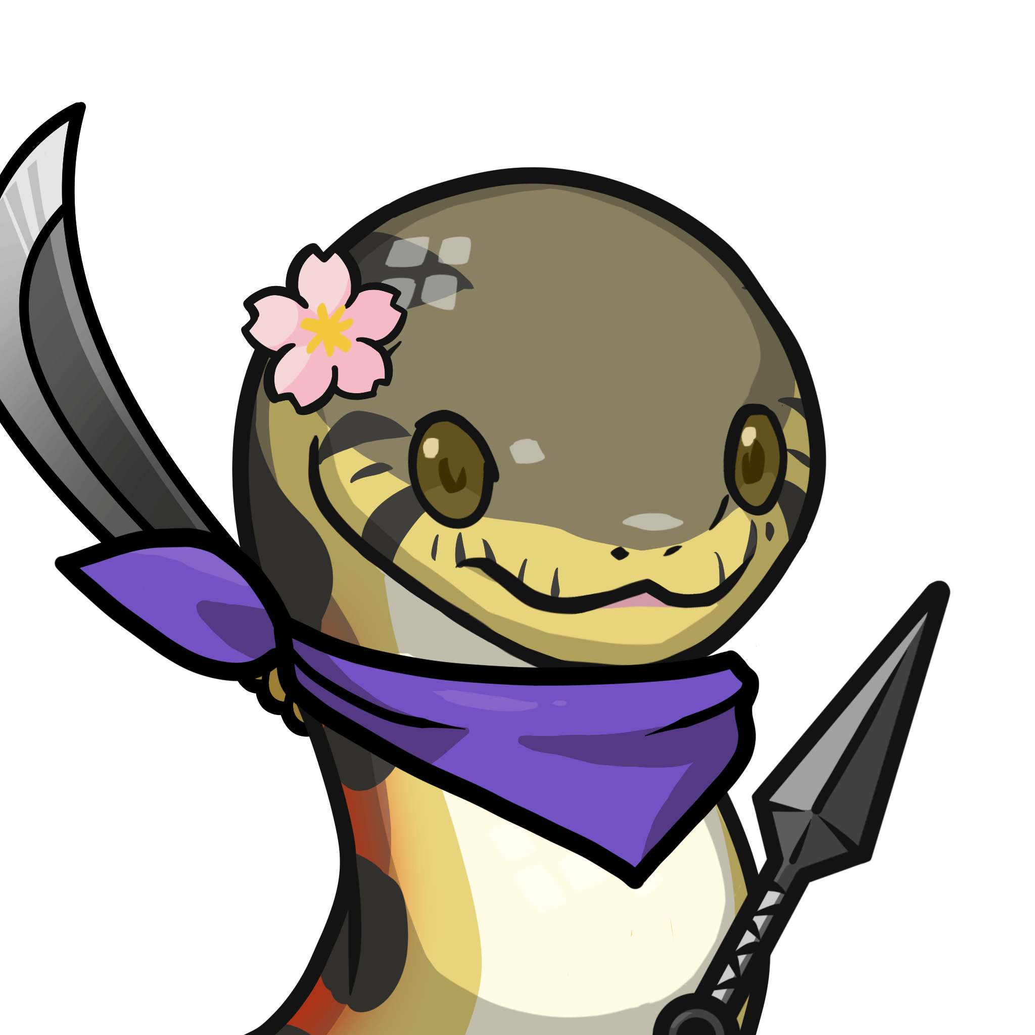 Orochi-Ringed grass snake #04330