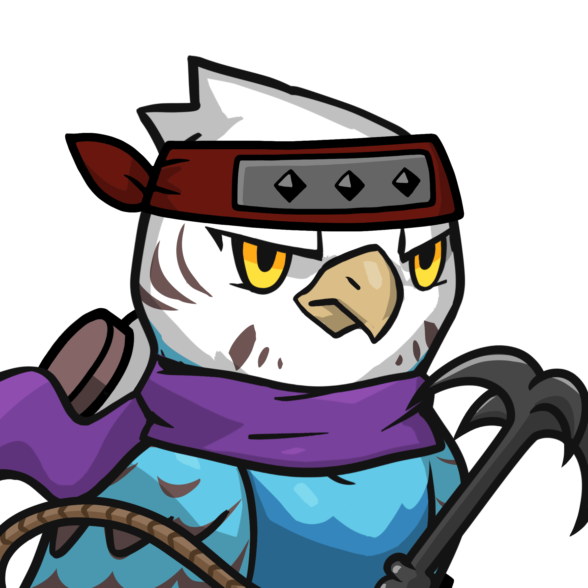 Narukami-Blue budgie #04499