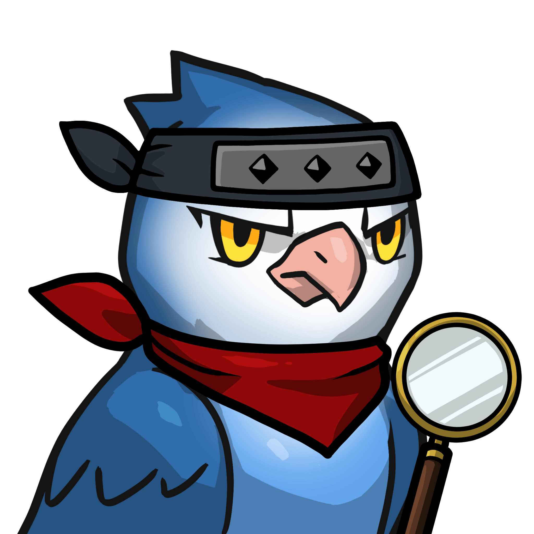 Narukami-Rosy-faced lovebird(blue) #04536