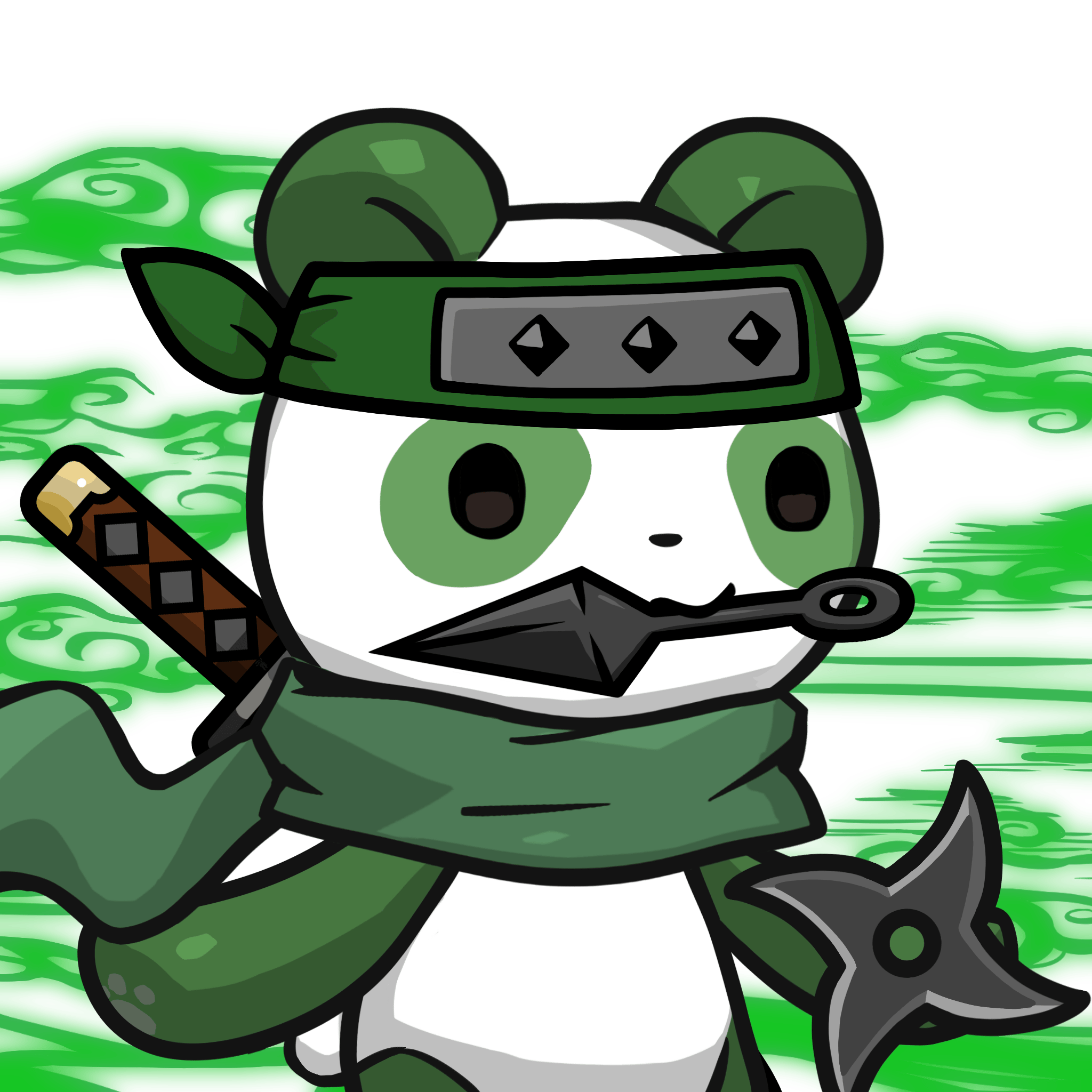 Leelee-Green(kunai) #04666