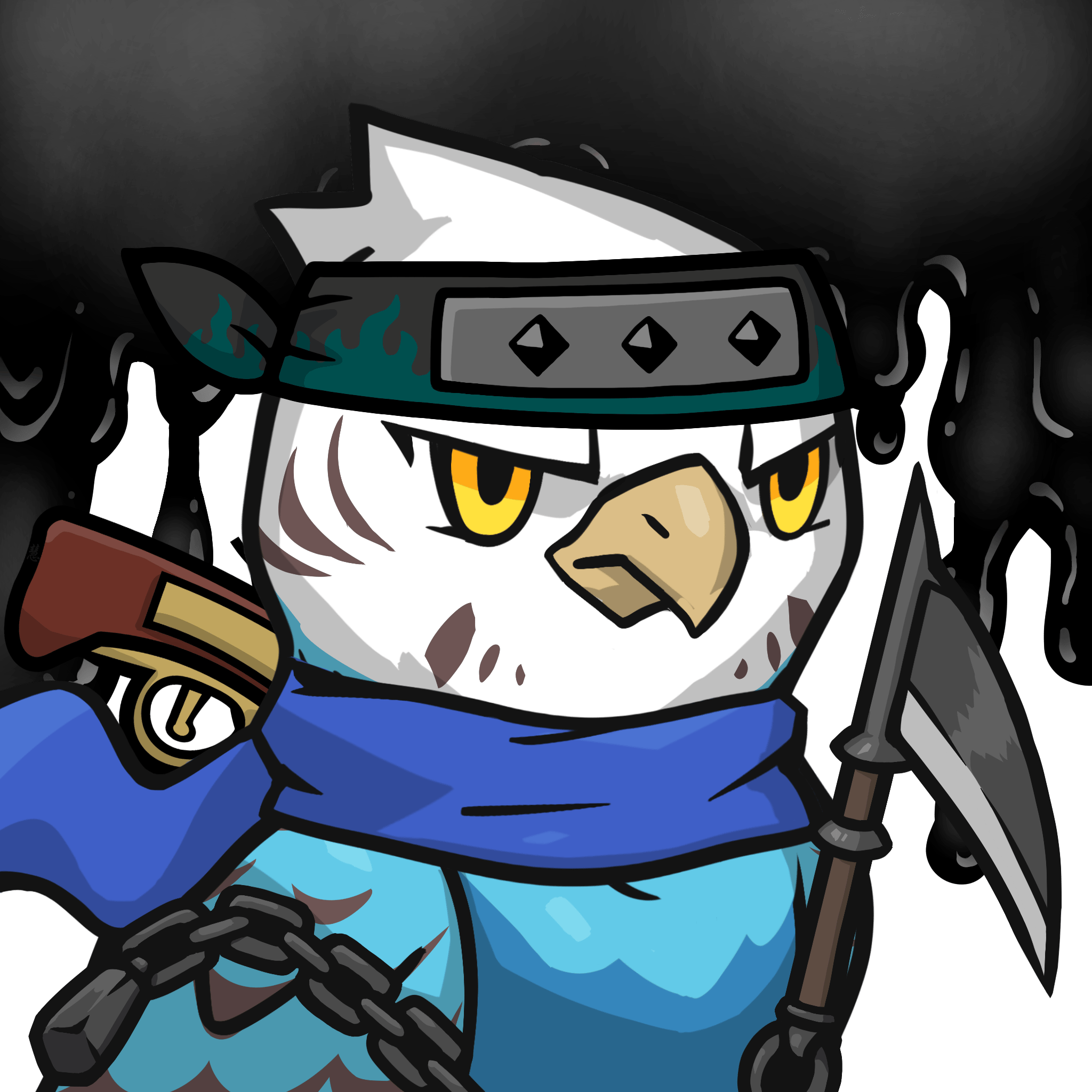 Narukami-Blue budgie #04683