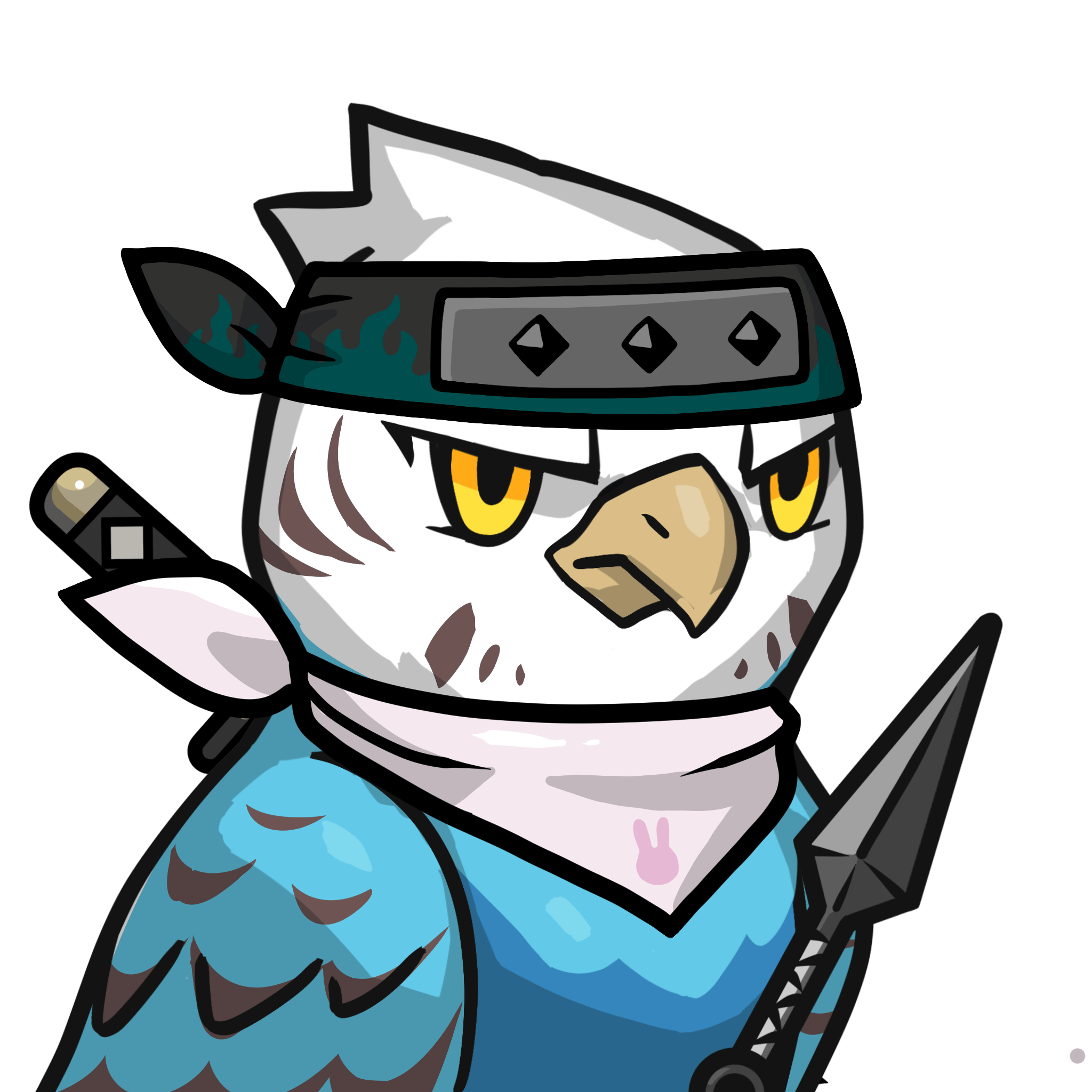 Narukami-Blue budgie #04838