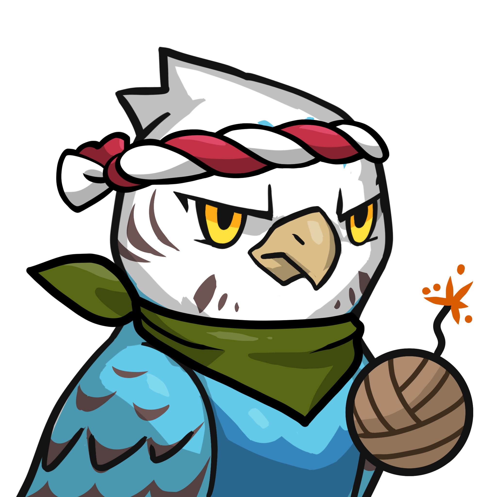 Narukami-Blue budgie #05274