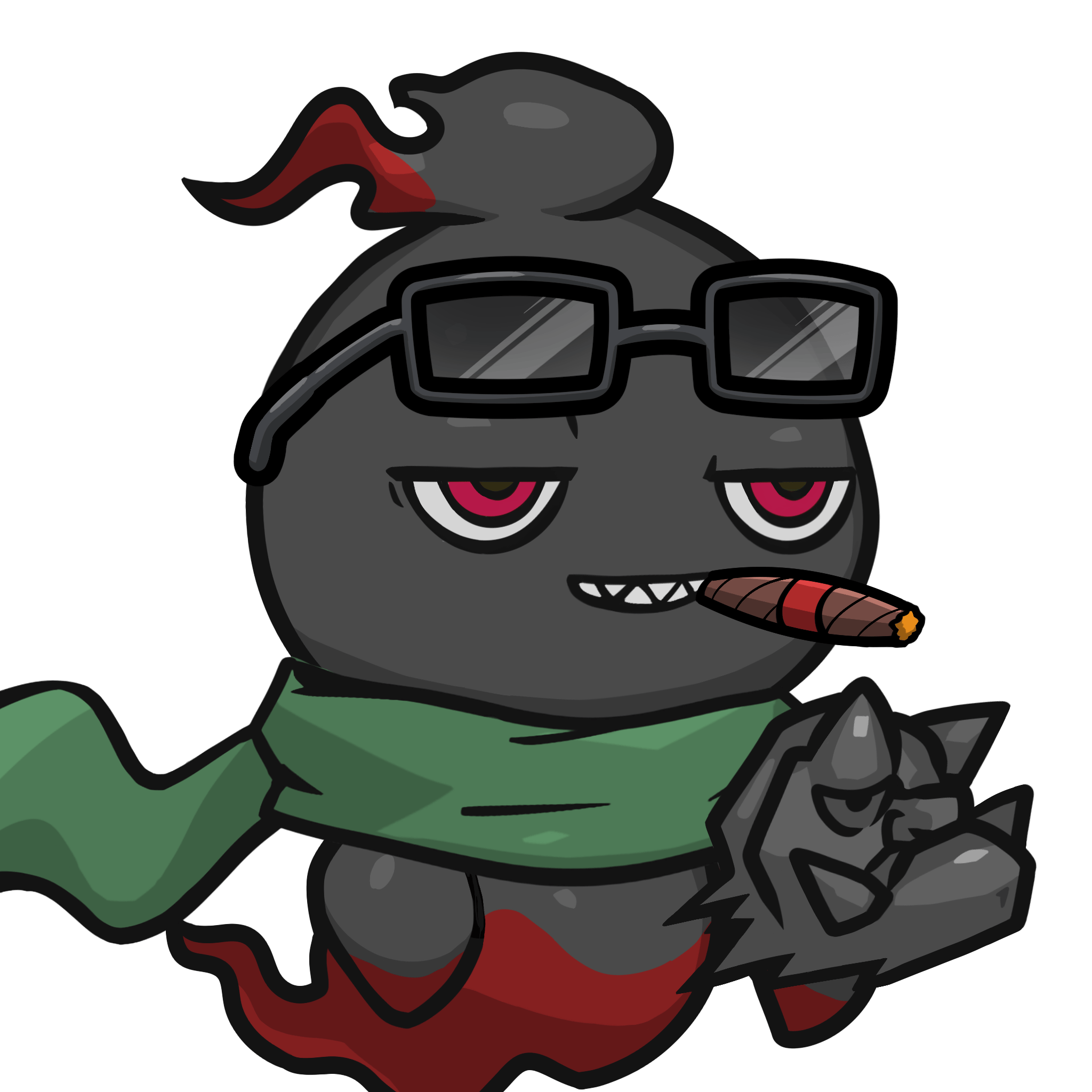 Mitama-Black_Red(cigar) #05337