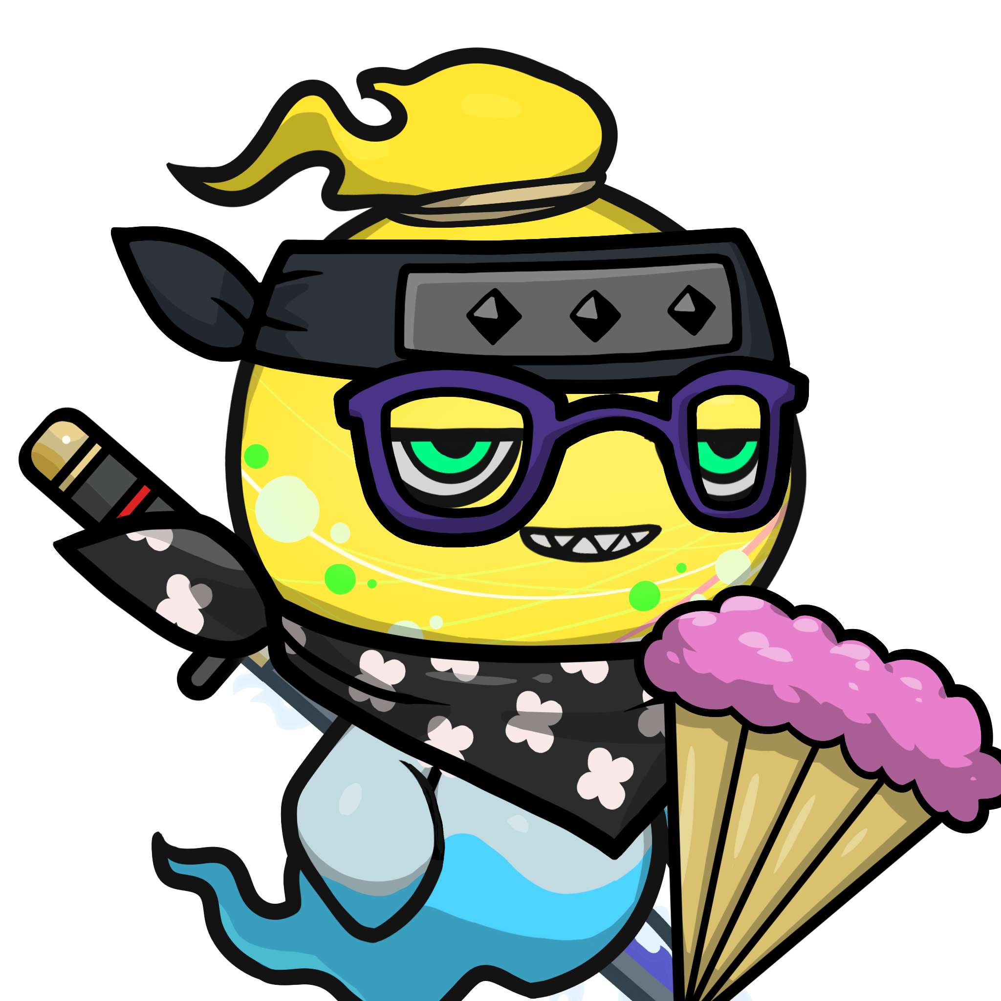Mitama-Water balloon yo-yo(yellow) #05432
