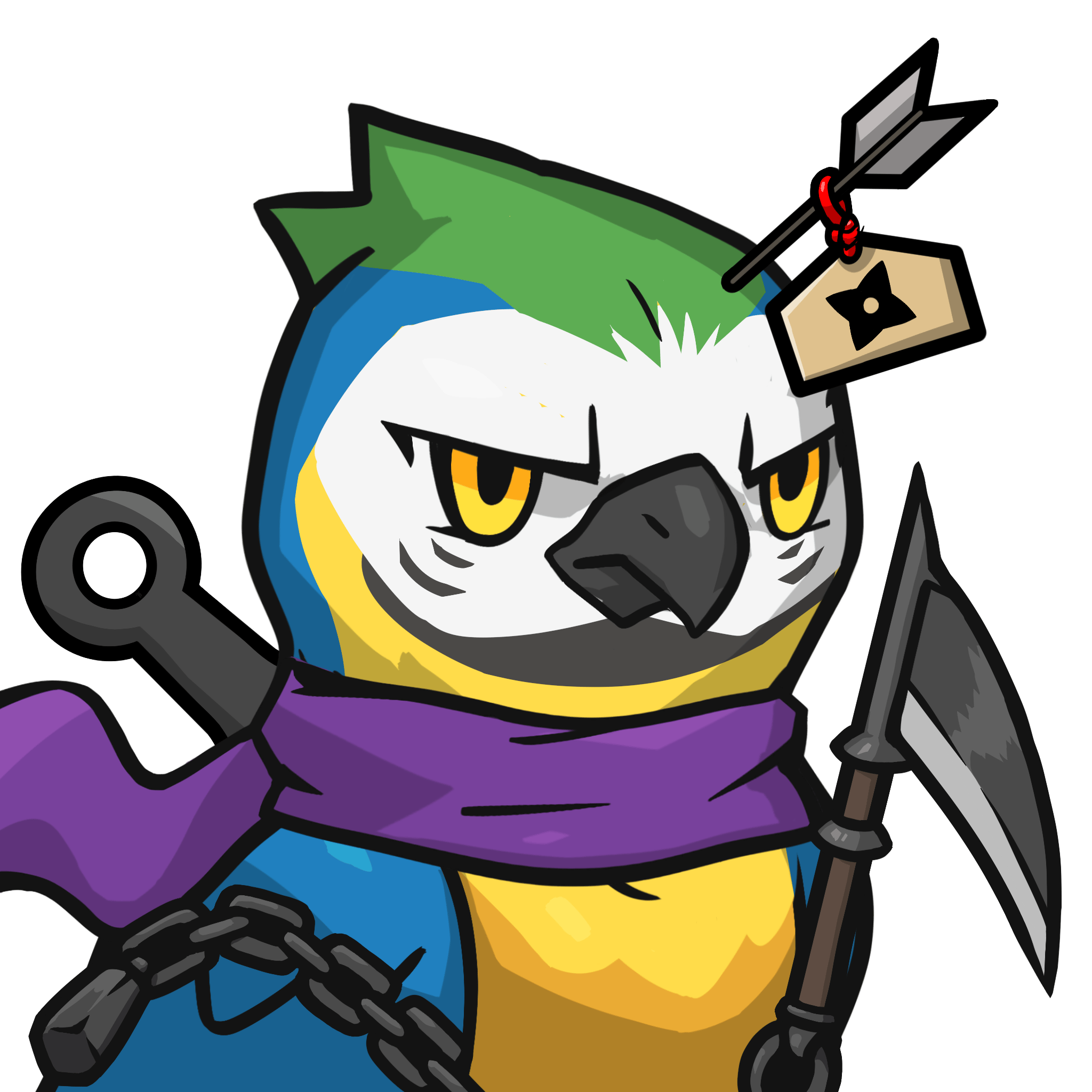 Narukami-Blue-and-white macaw #05506