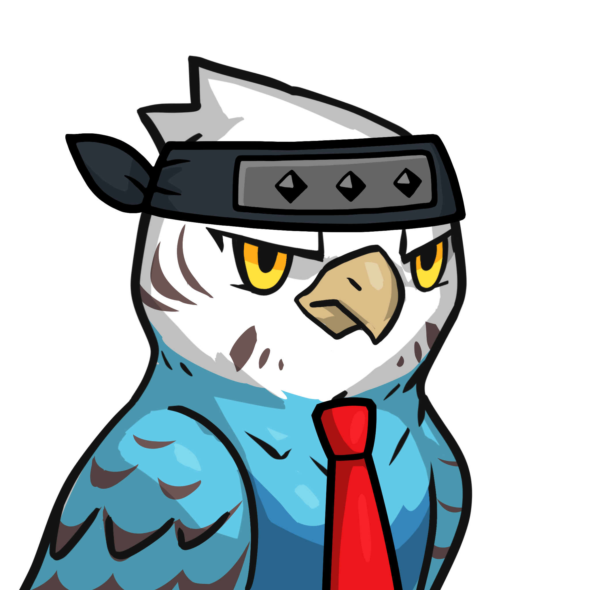 Narukami-Blue budgie #00551