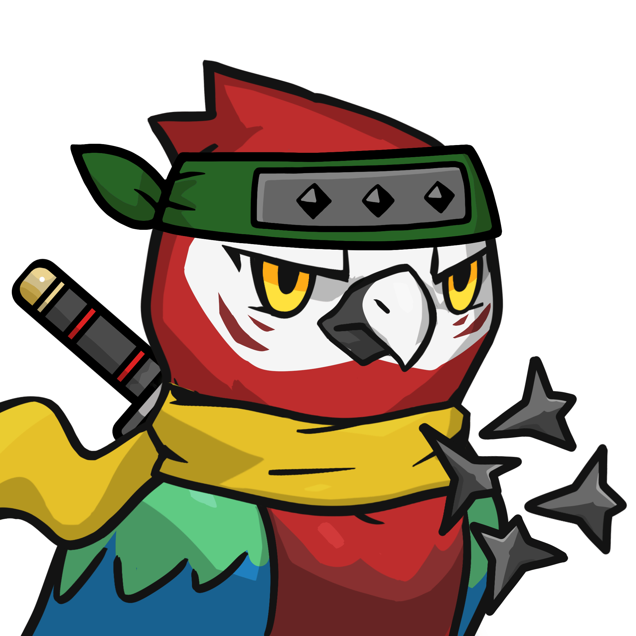 Narukami-Scarlet macaw #05683