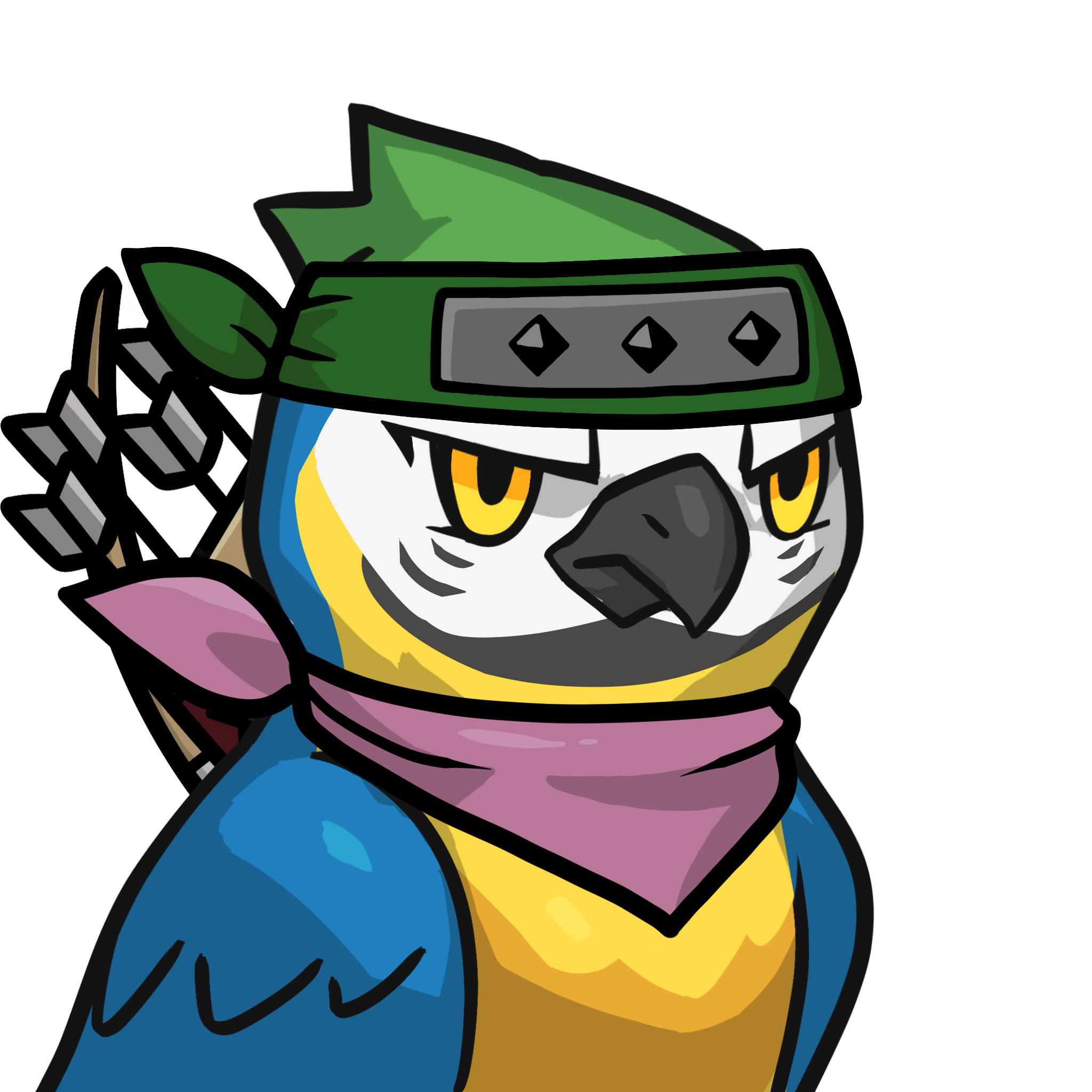 ［Locked］Narukami-Blue-and-white macaw #05952