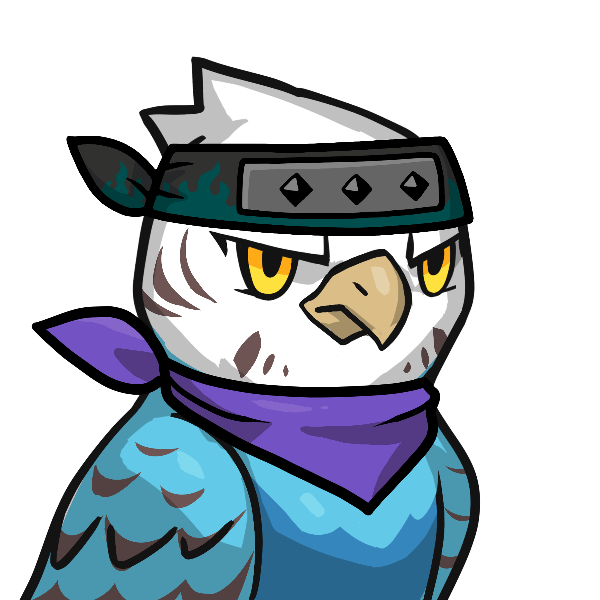 Narukami-Blue budgie #05963