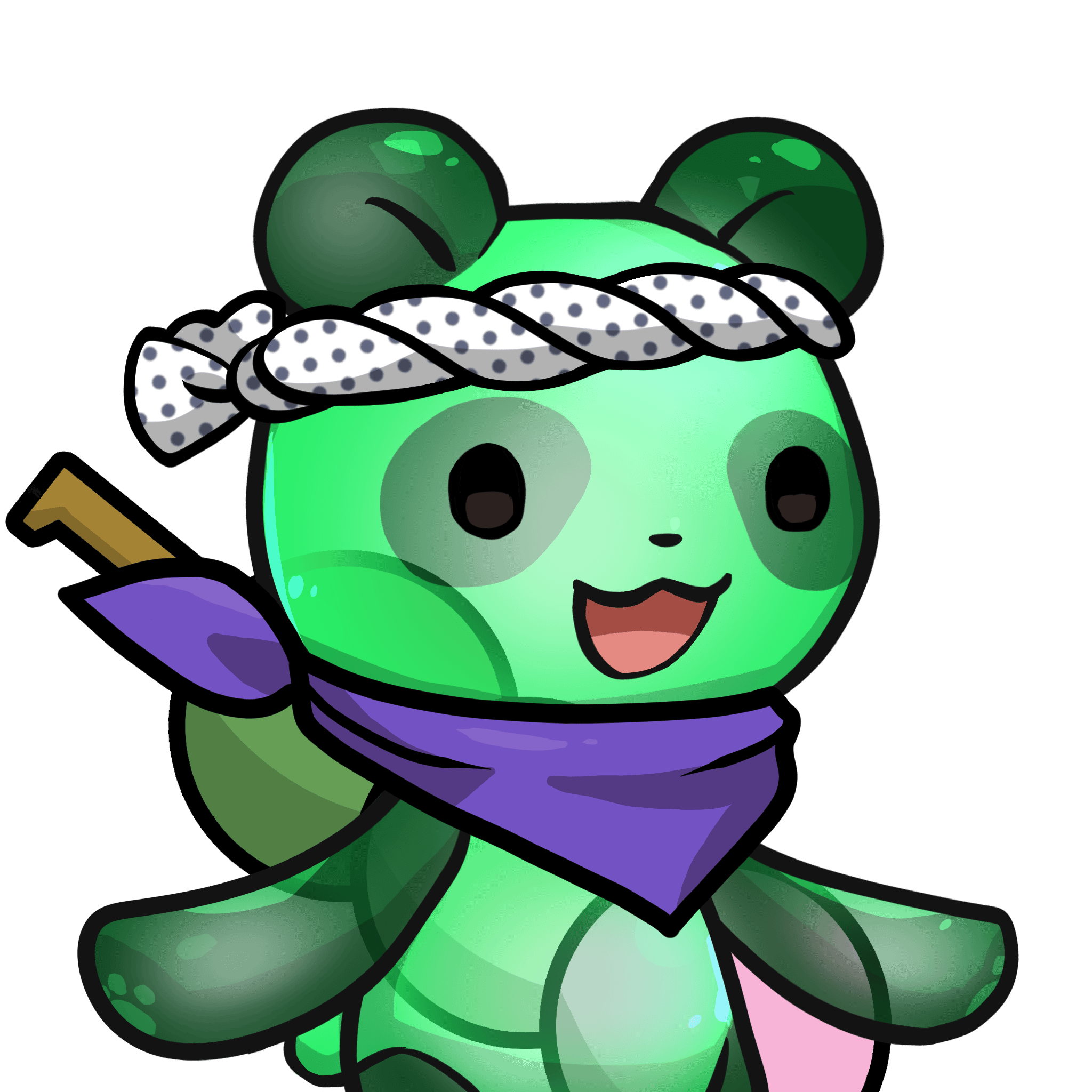 Leelee-Gummypanda-melon #06083