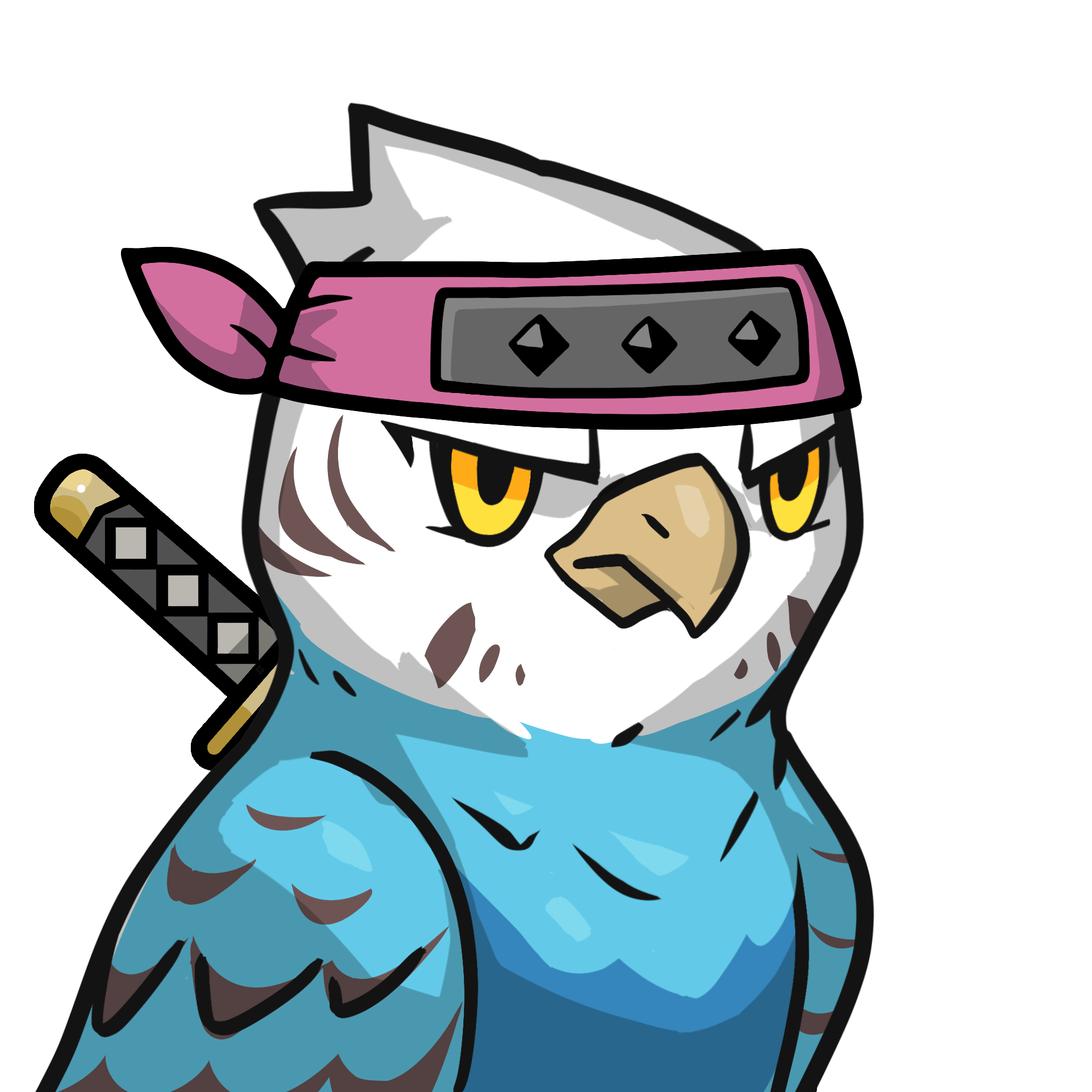 Narukami-Blue budgie #06136