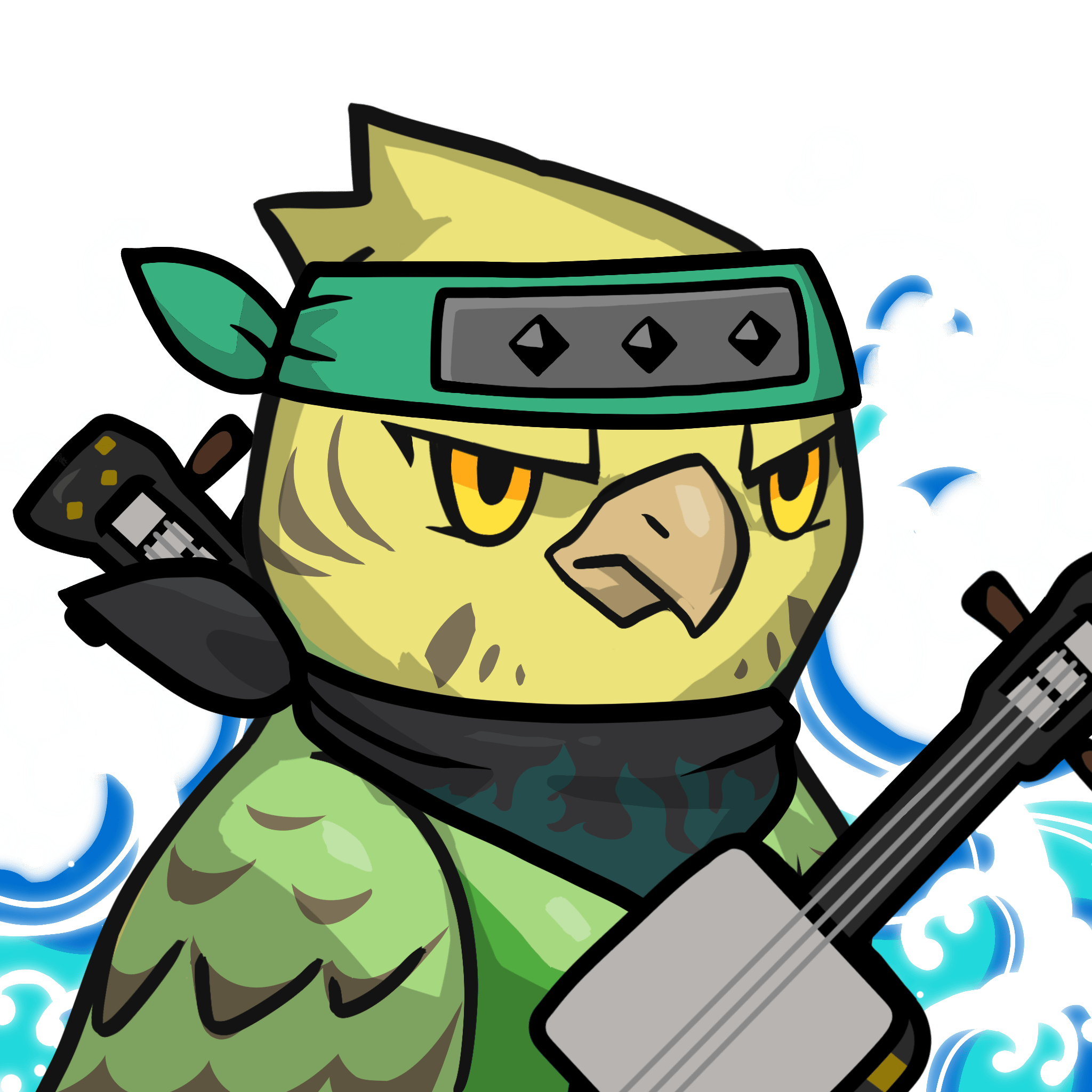Narukami-Yellow budgie #06164