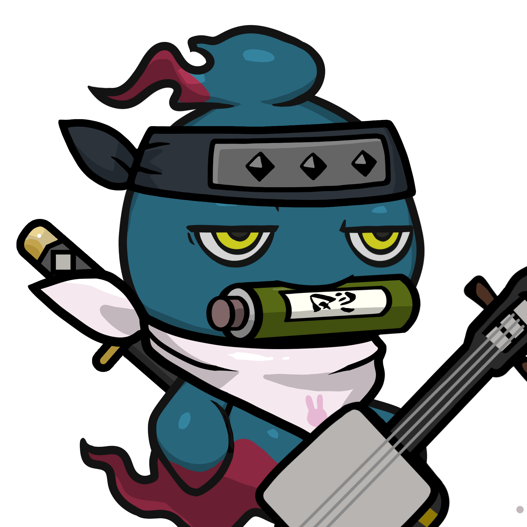 Mitama-Darkblue(scroll) #06324