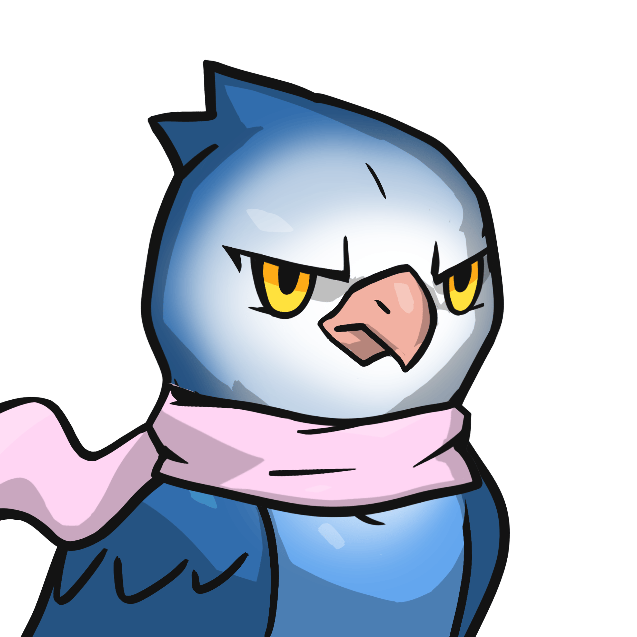 Narukami-Rosy-faced lovebird(blue) #06401