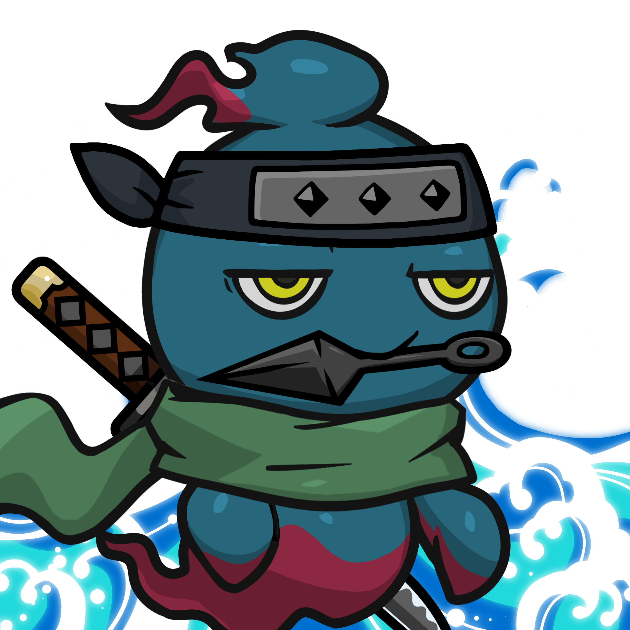 Mitama-Darkblue(kunai) #06675