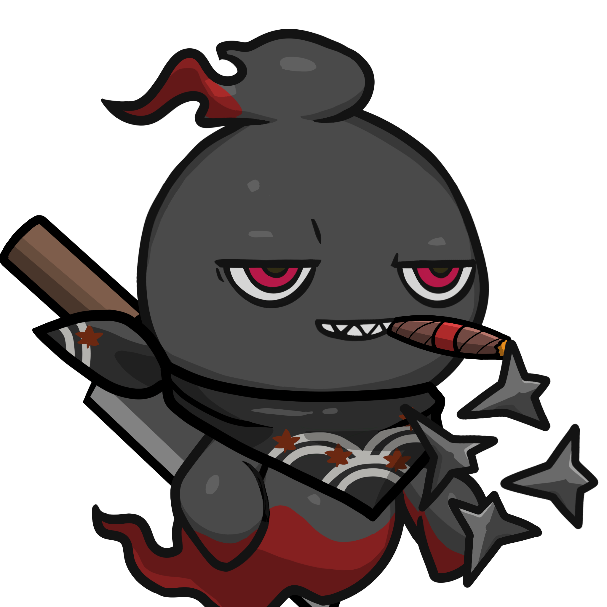 Mitama-Black_Red(cigar) #06686