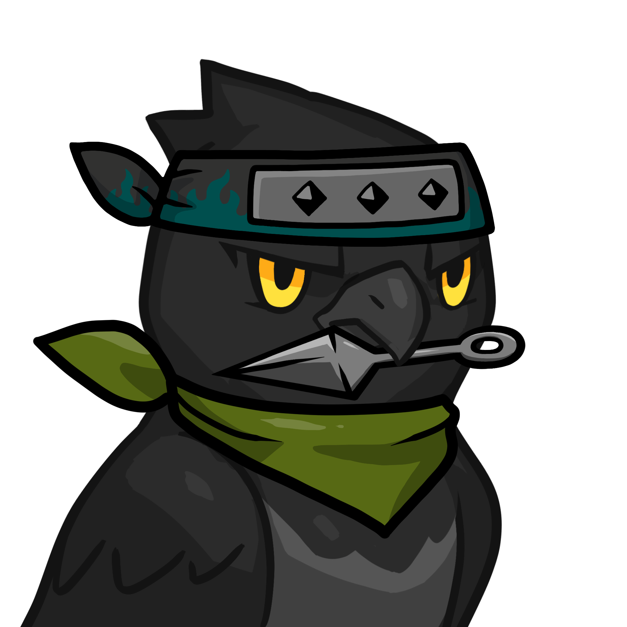 Narukami-Crow(kunai) #06912