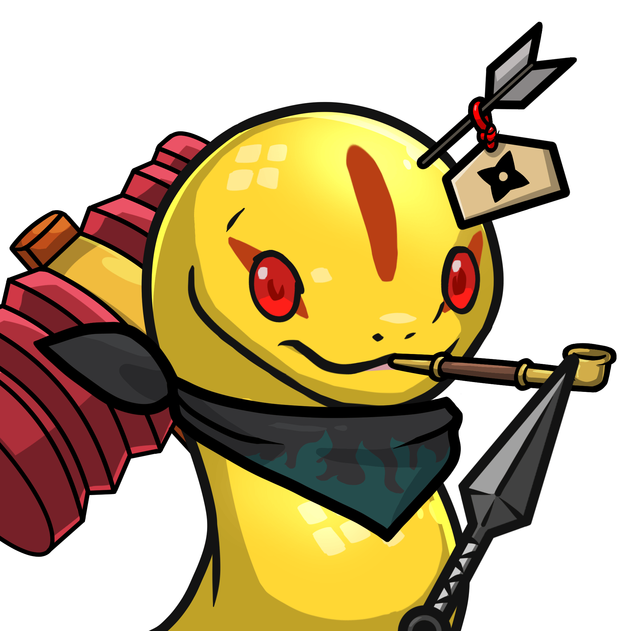 Orochi-Gold(pipe) #06990