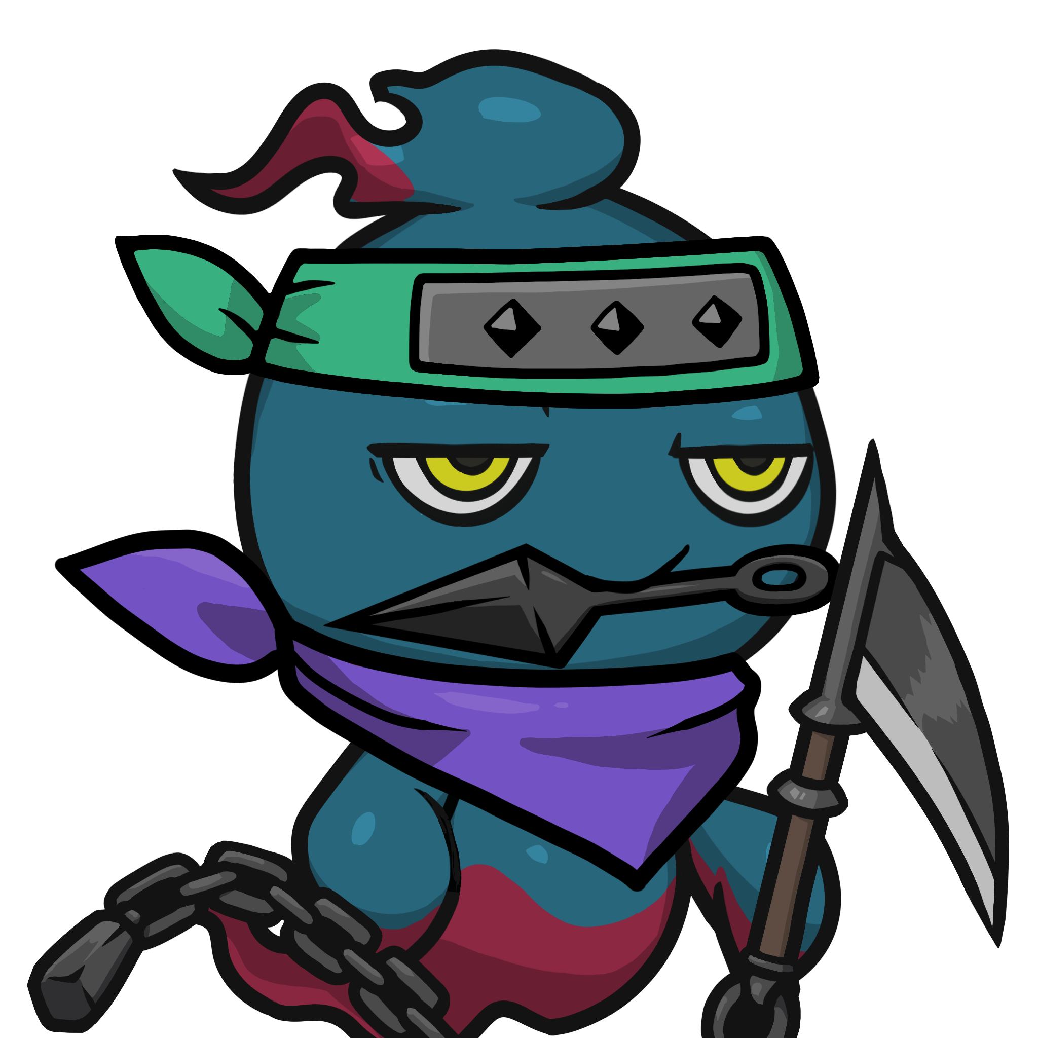 Mitama-Darkblue(kunai) #07235