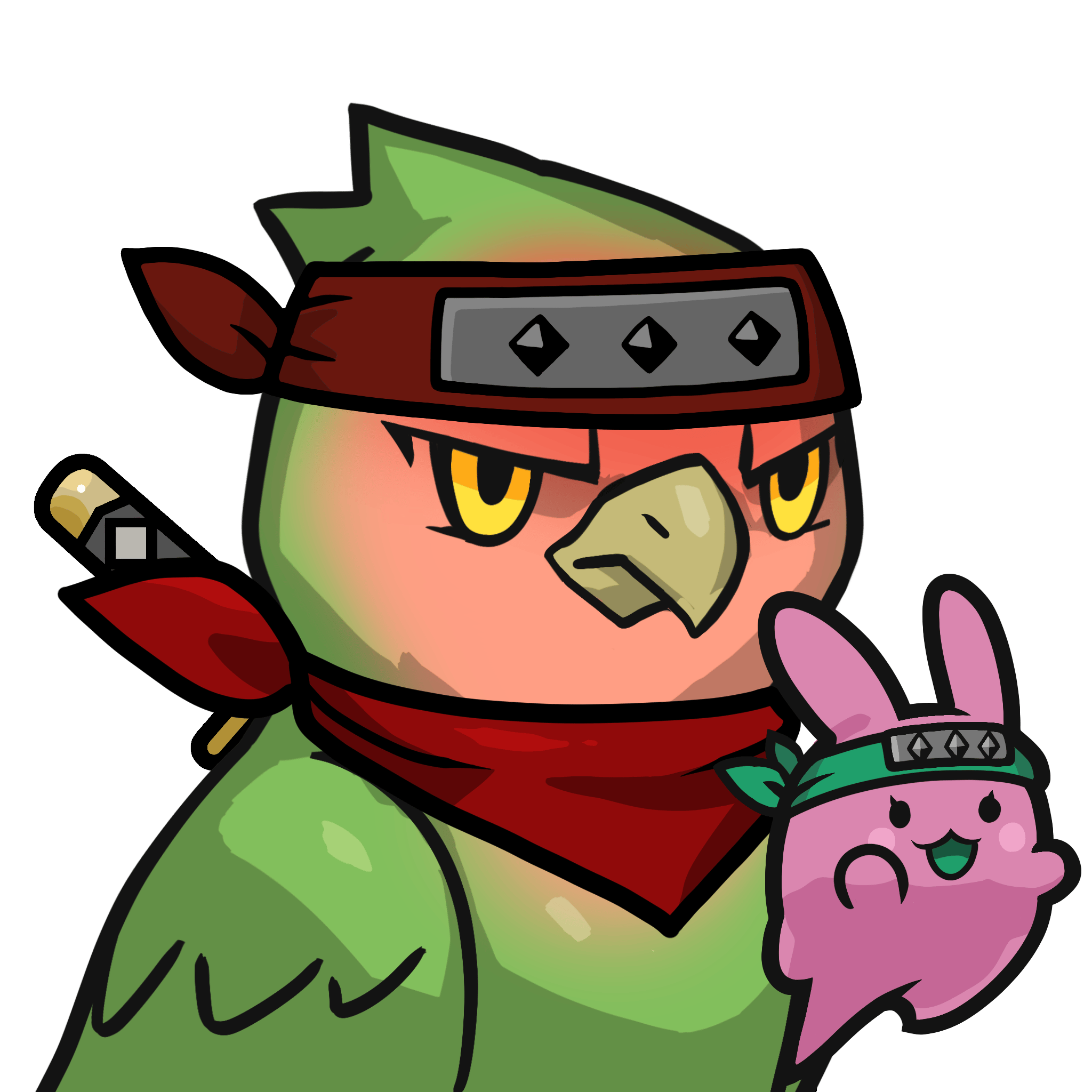 Narukami-Rosy-faced lovebird #07365