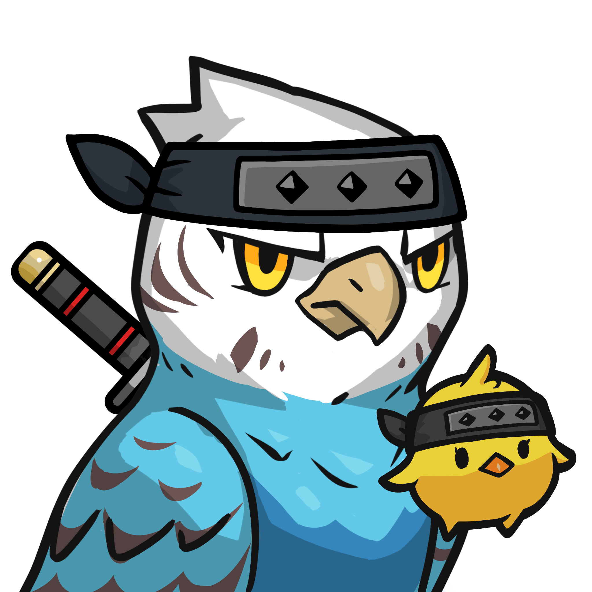 Narukami-Blue budgie #07371
