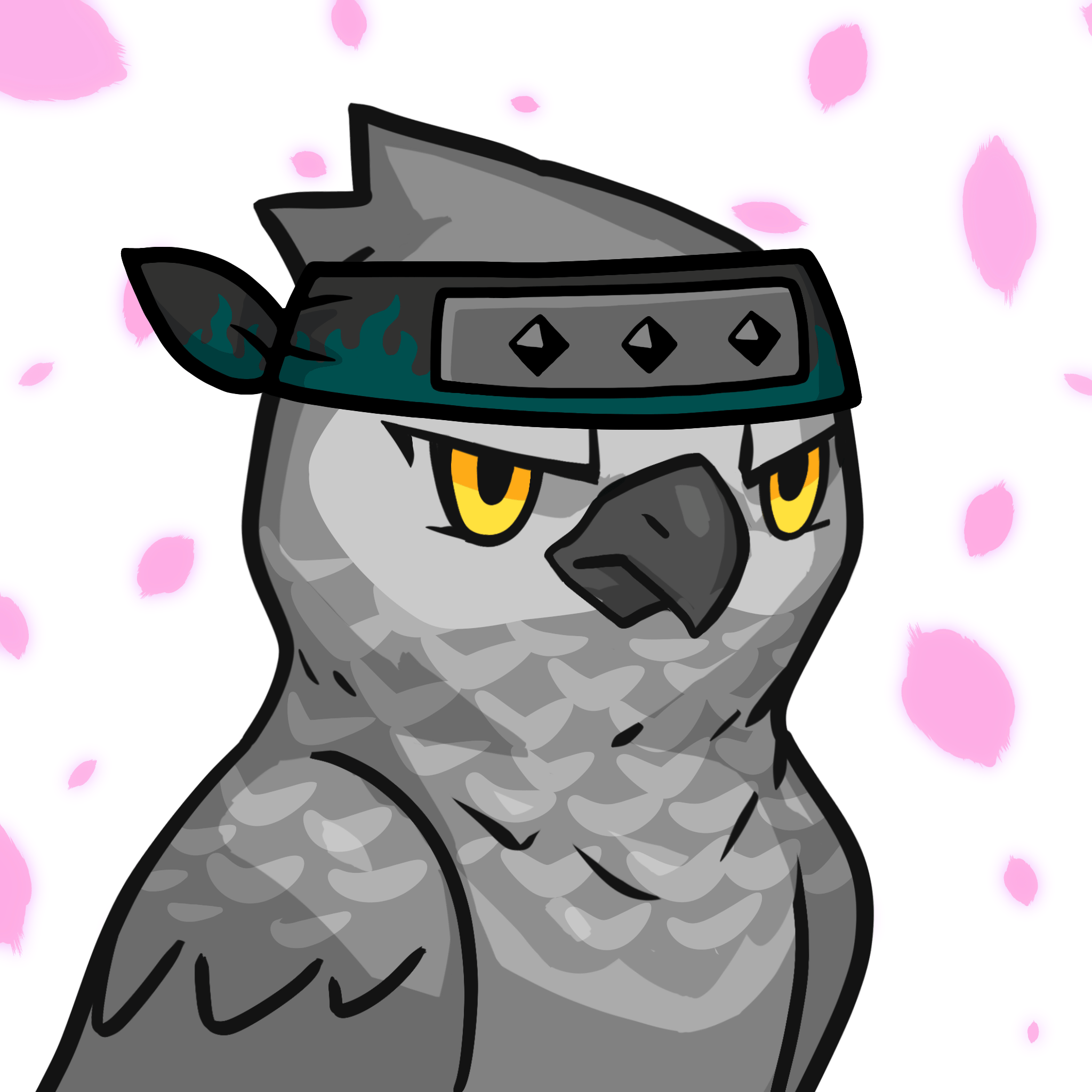 Narukami-Grey parrot #07395