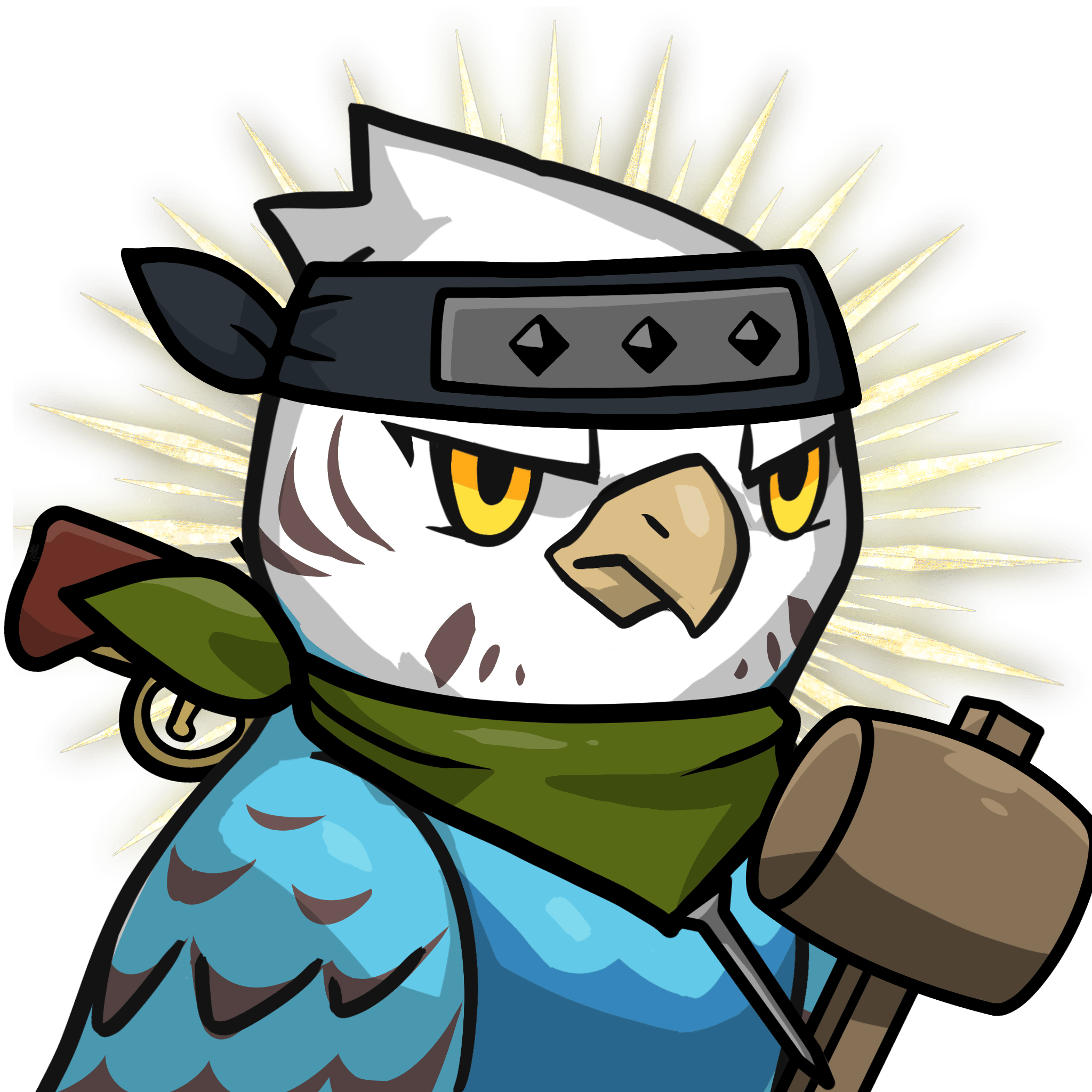 Narukami-Blue budgie #07418