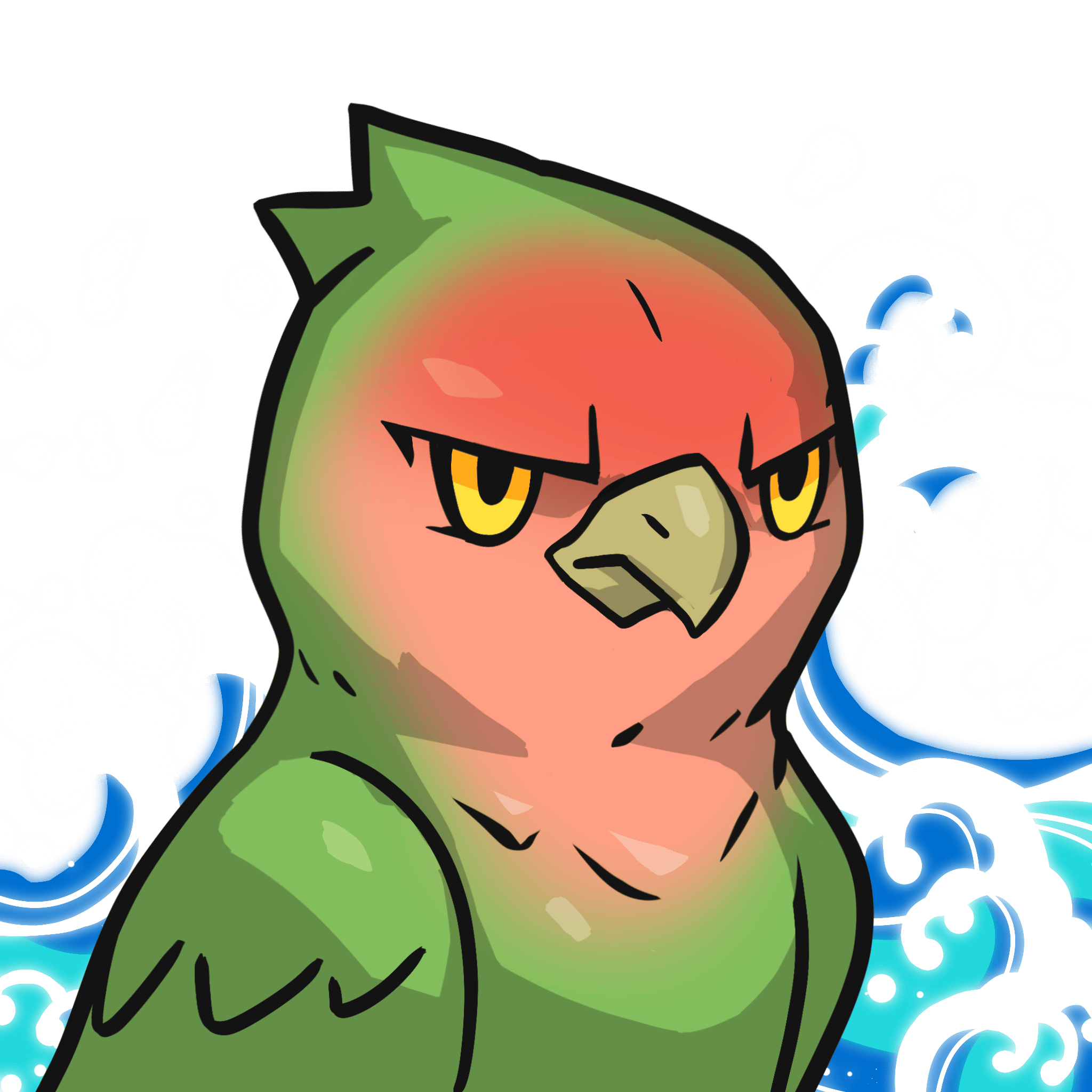 Narukami-Rosy-faced lovebird #07430