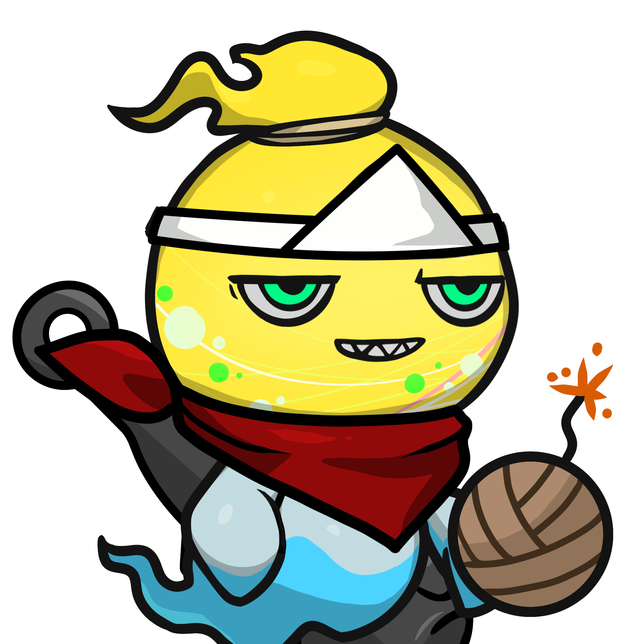 Mitama-Water balloon yo-yo(yellow) #07602