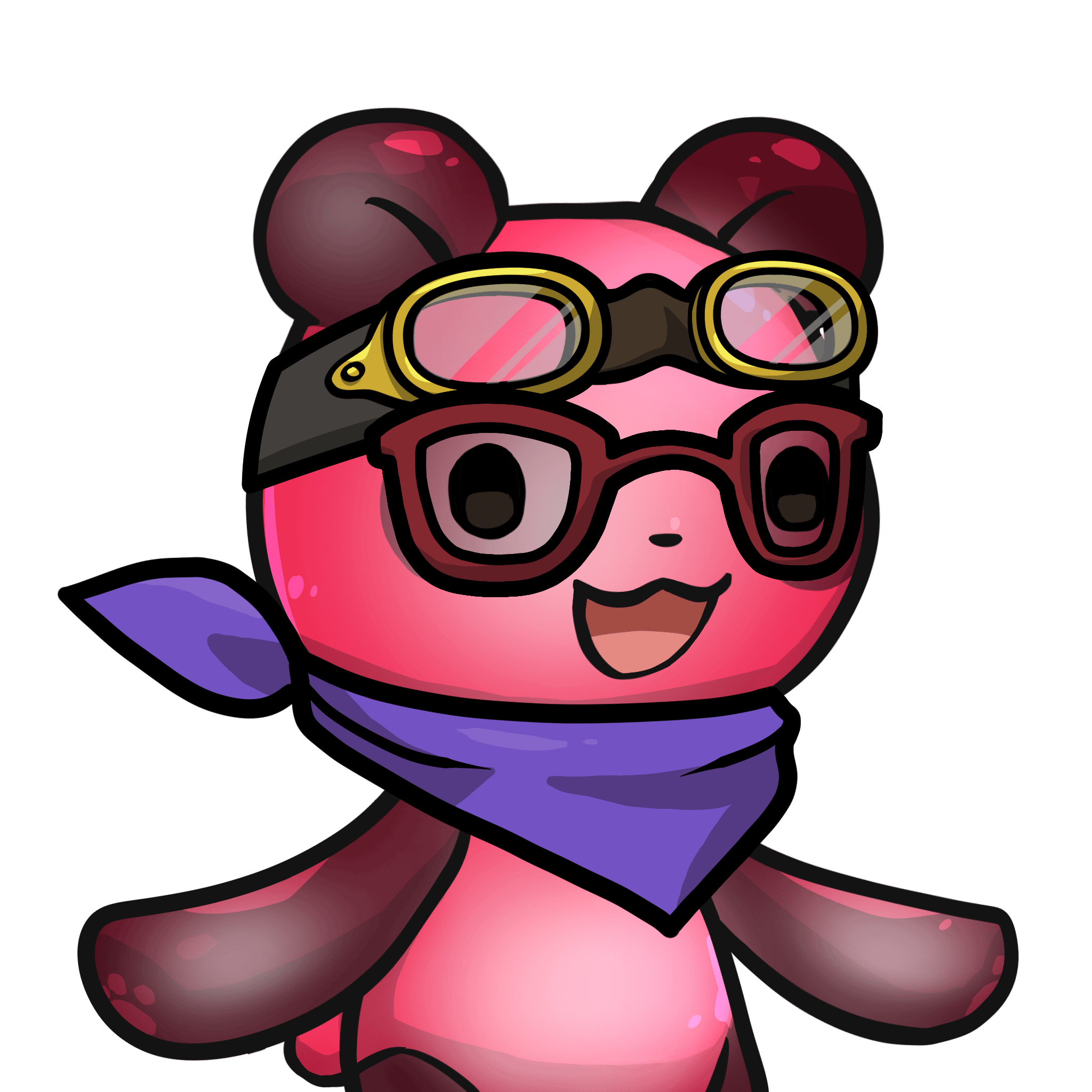 Leelee-Gummypanda-strawberry #07603