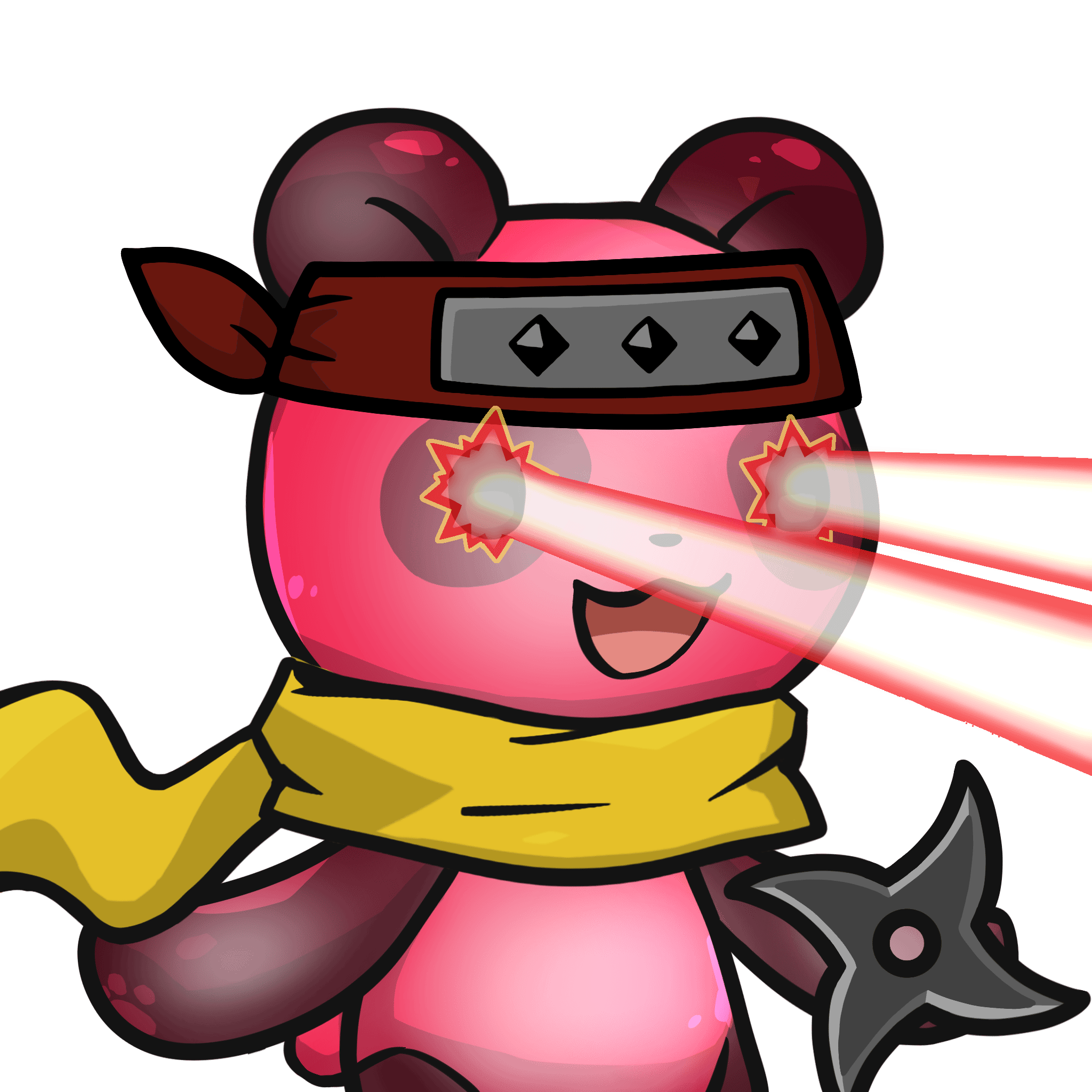 Leelee-Gummypanda-strawberry #00766