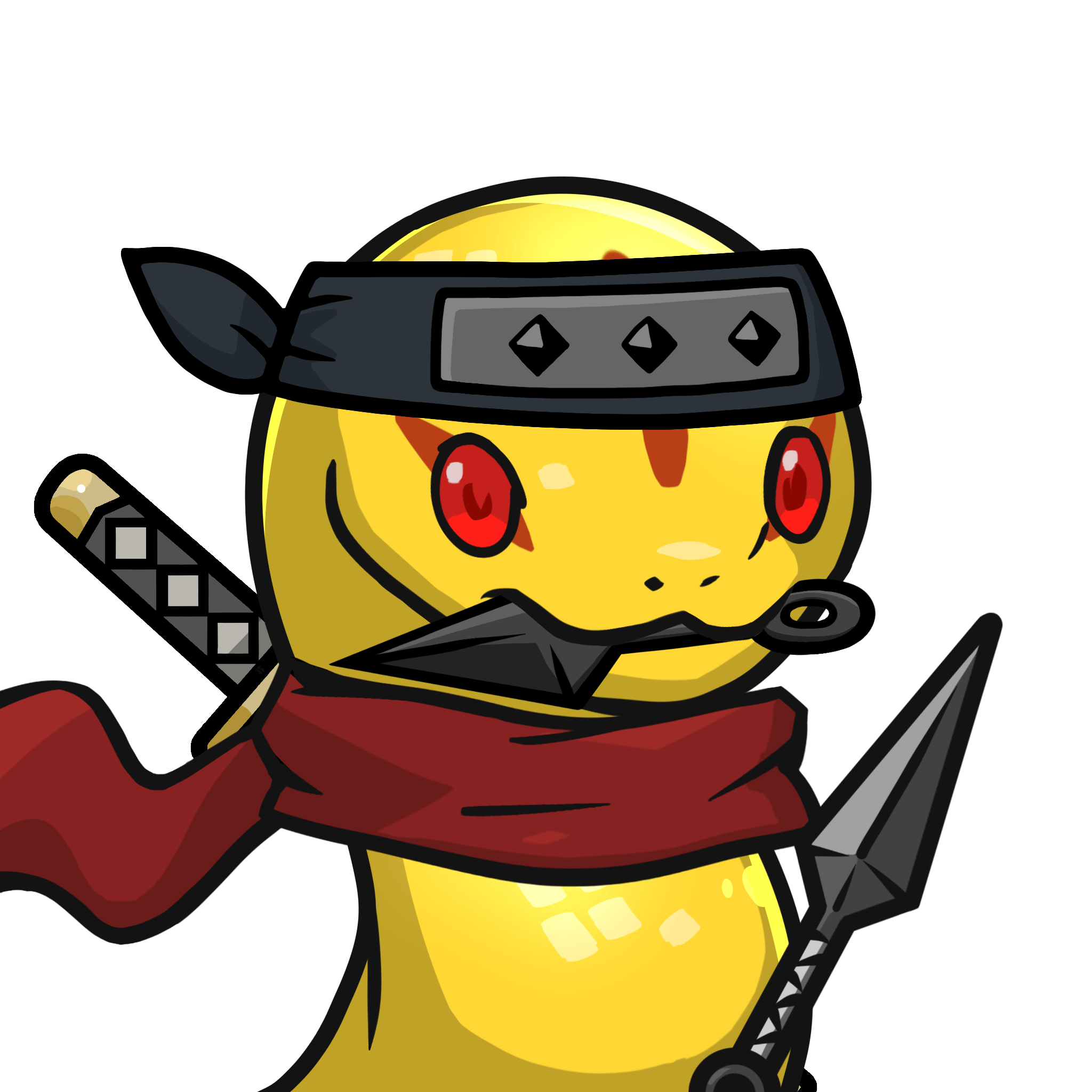 Orochi-Gold(kunai) #07681