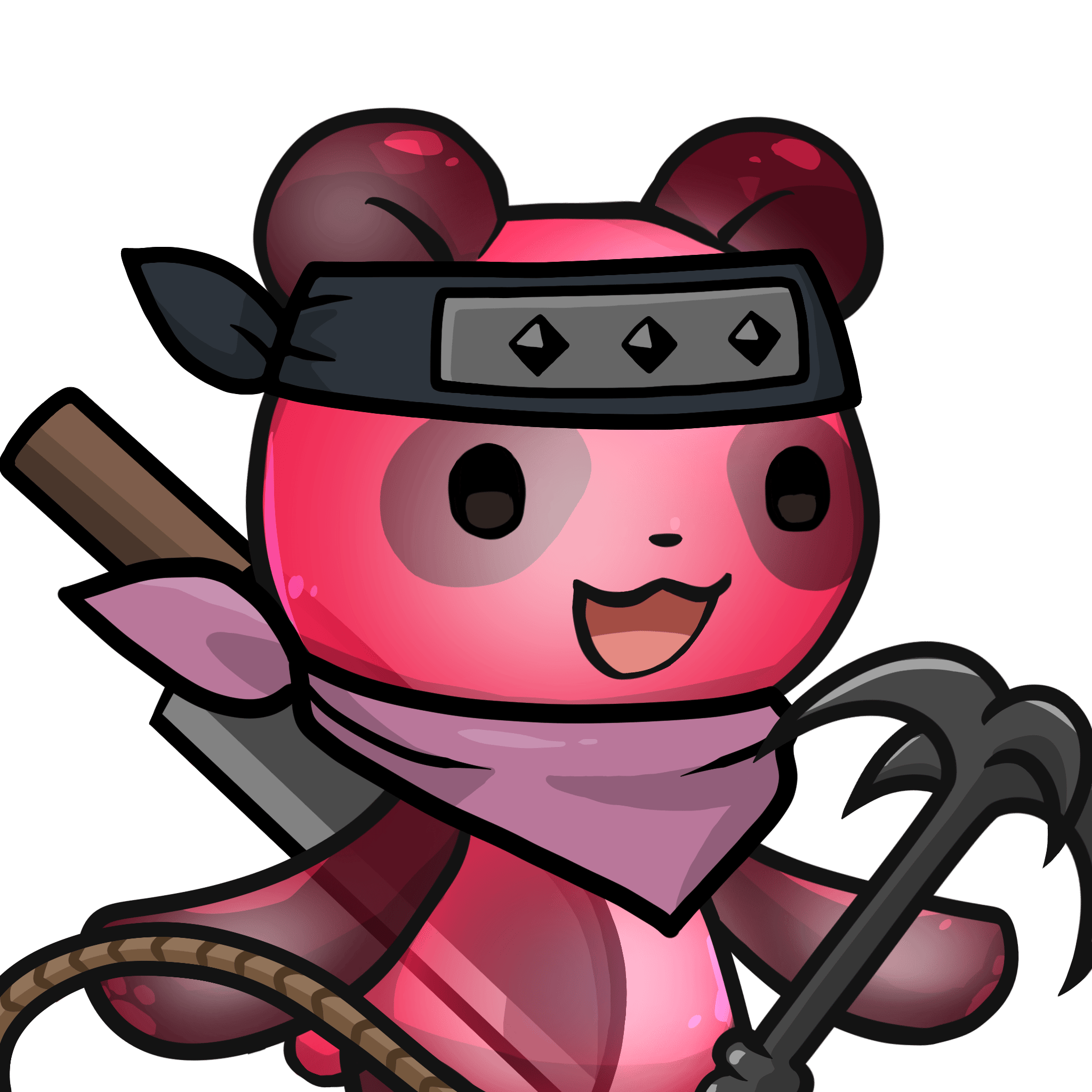 Leelee-Gummypanda-strawberry #07733
